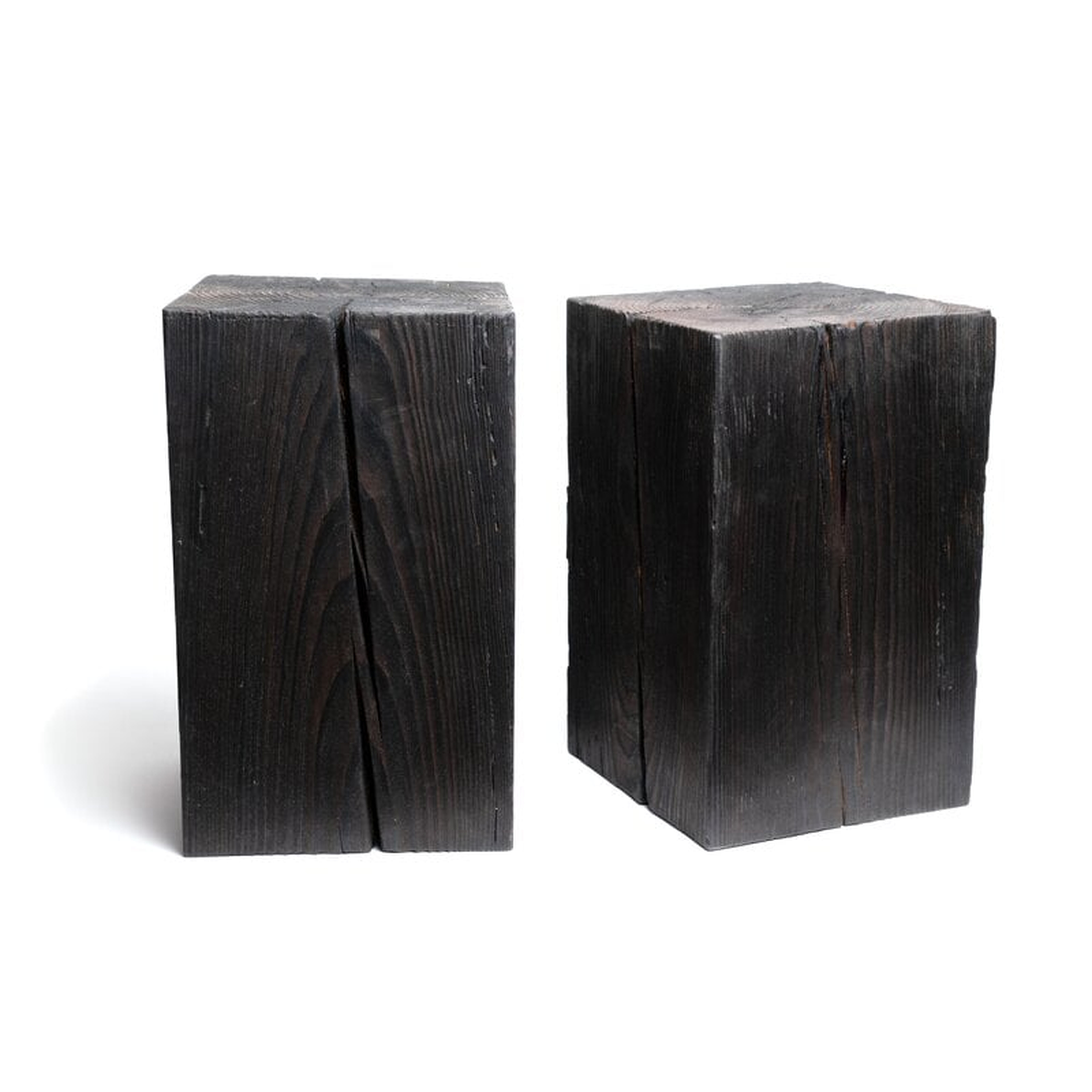 Sisneros Solid Wood Block End Table - Wayfair