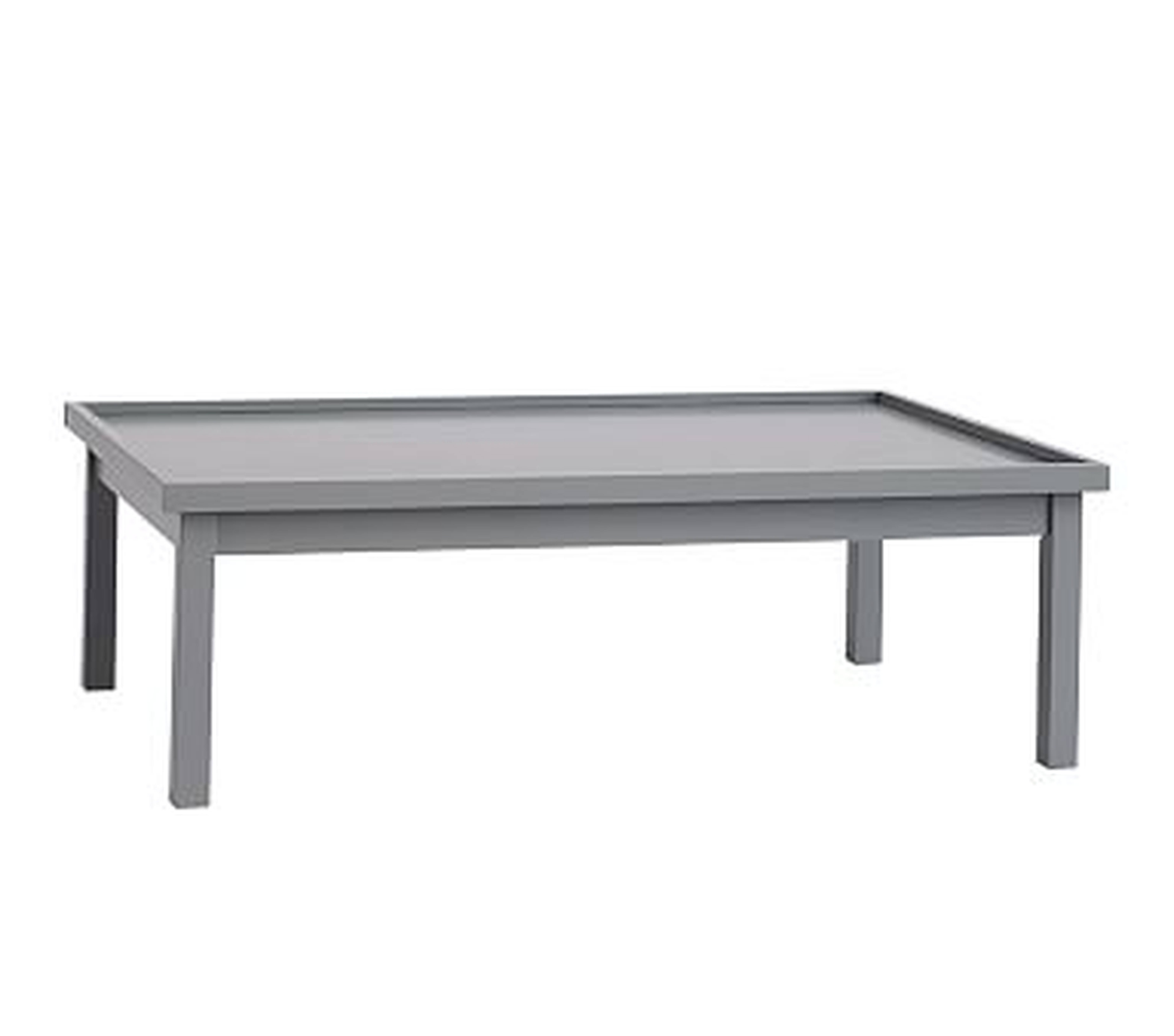 Carolina Activity Table with Low Legs, Charcoal - Pottery Barn Kids