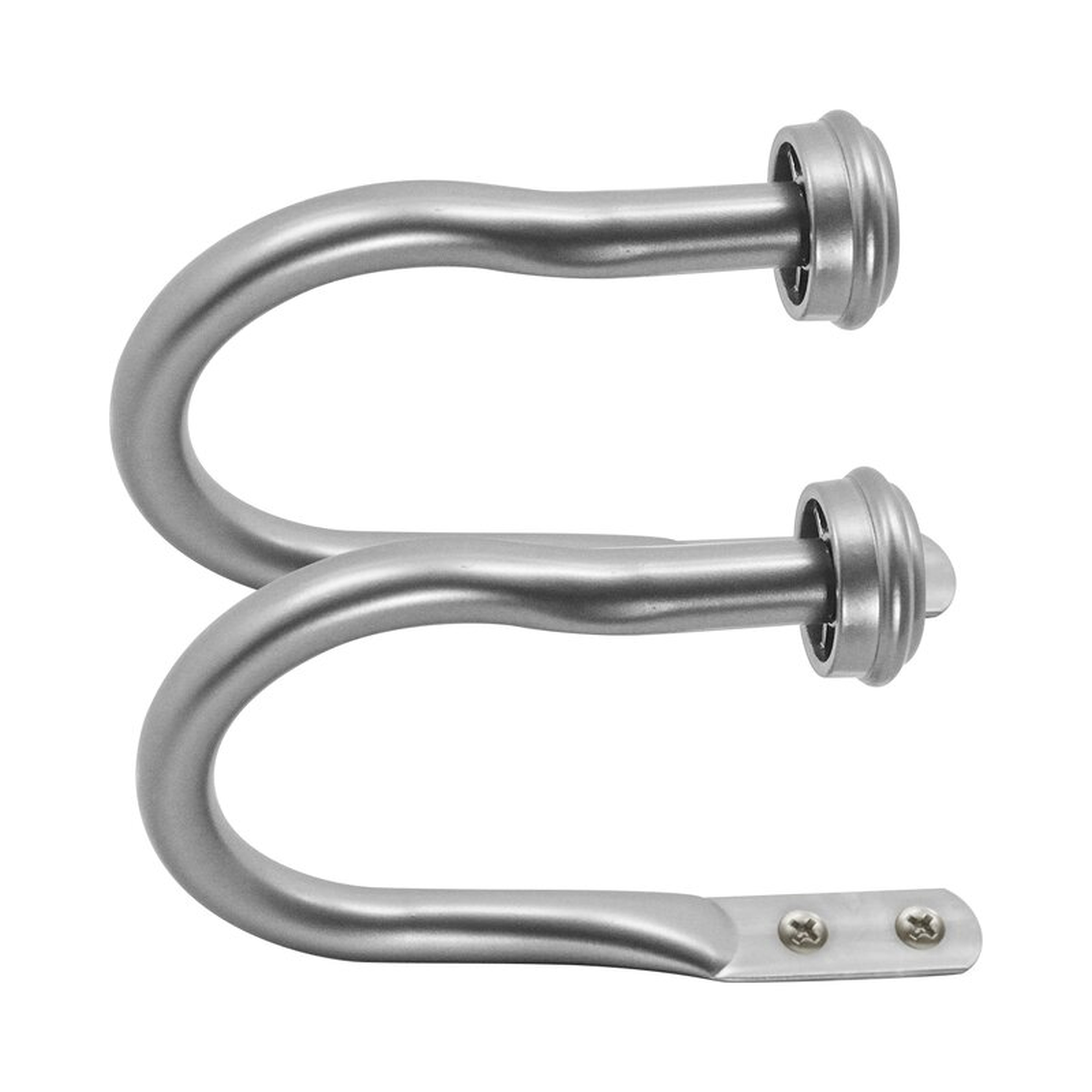 Tillmon U Arm Curtain Holdback (Set of 2) - Wayfair