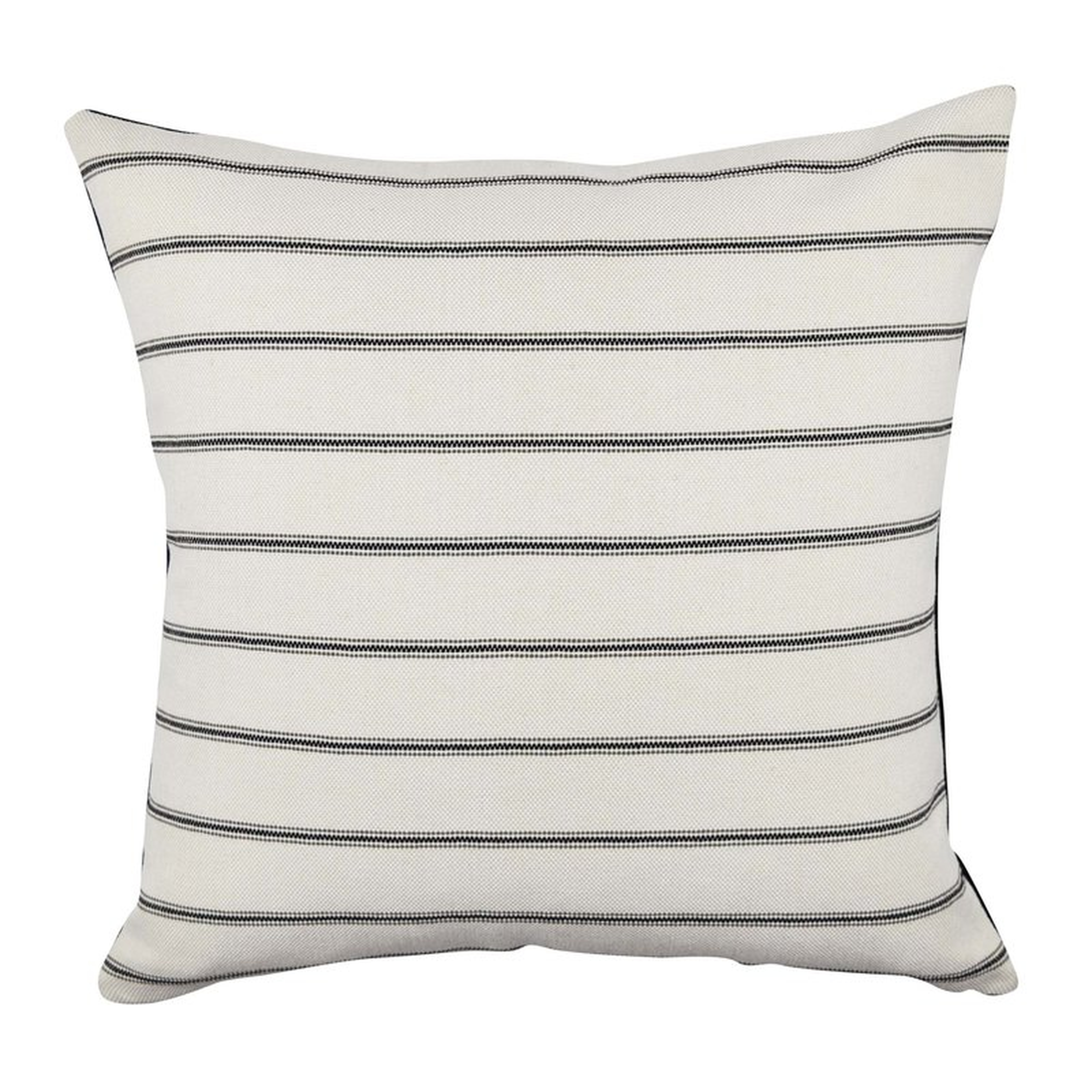 Ticking Stripe Fabric Throw Pillow - Wayfair
