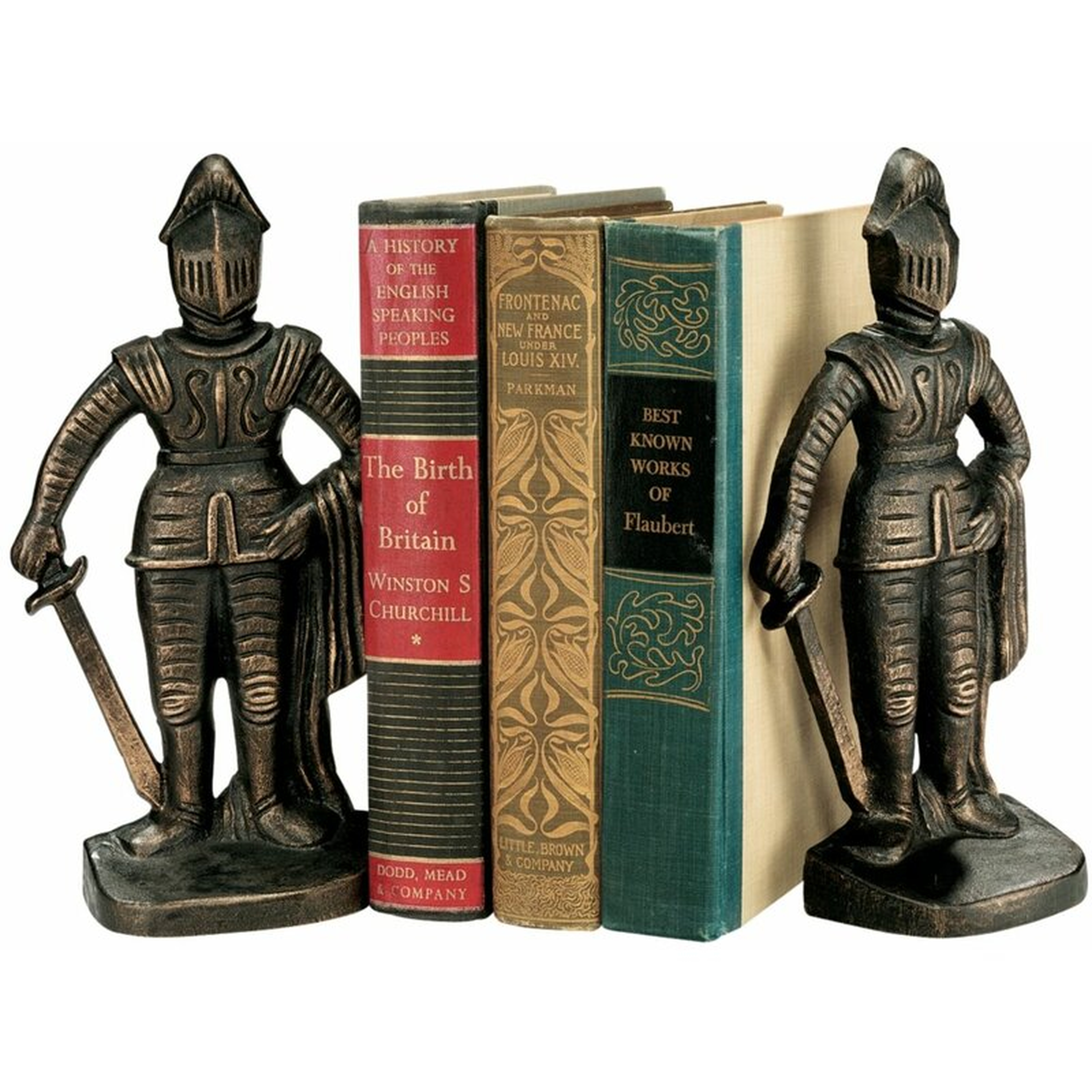Medieval Knight Iron Bookends (Set of 2) - Wayfair