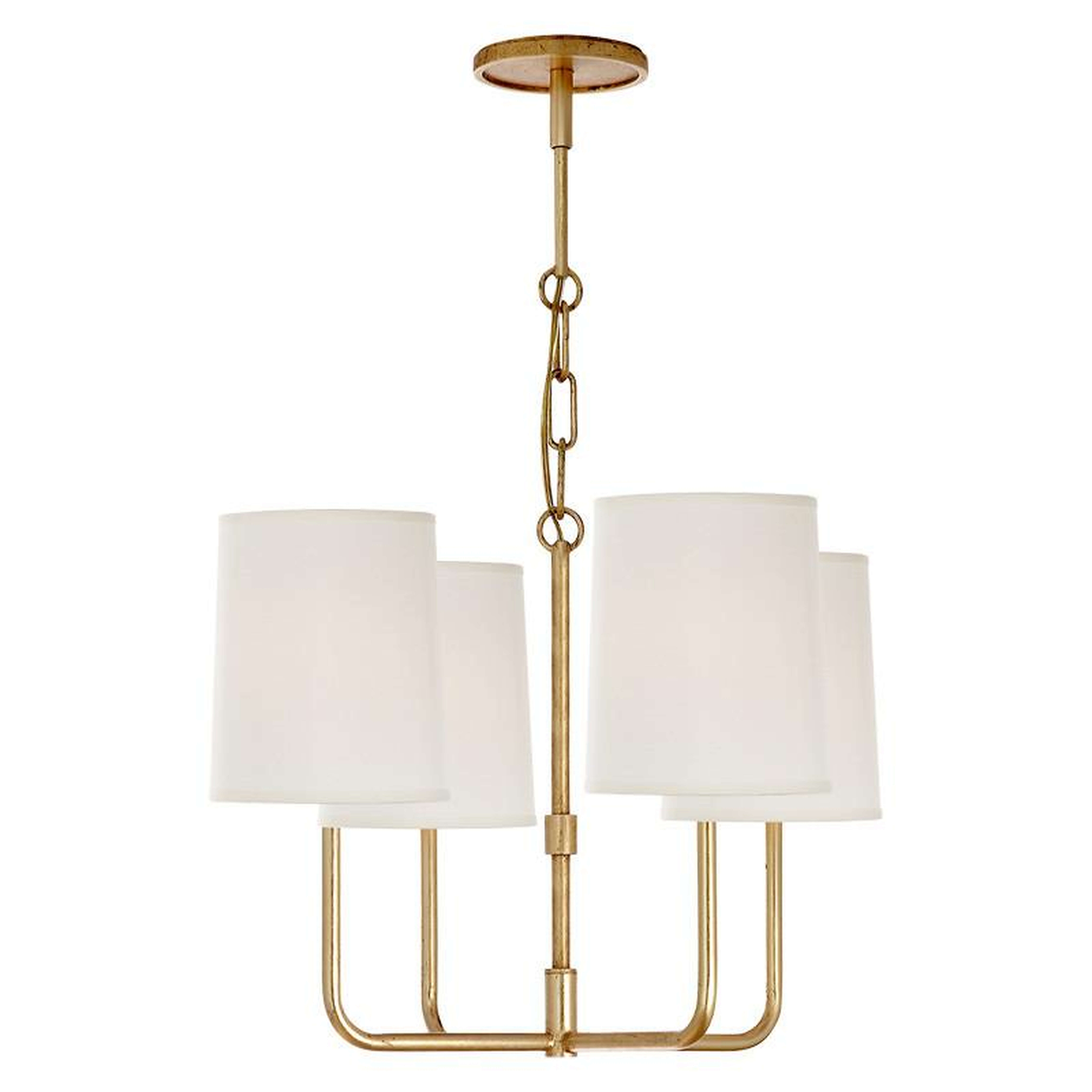 GO LIGHTLY SMALL CHANDELIER - GILD - McGee & Co.