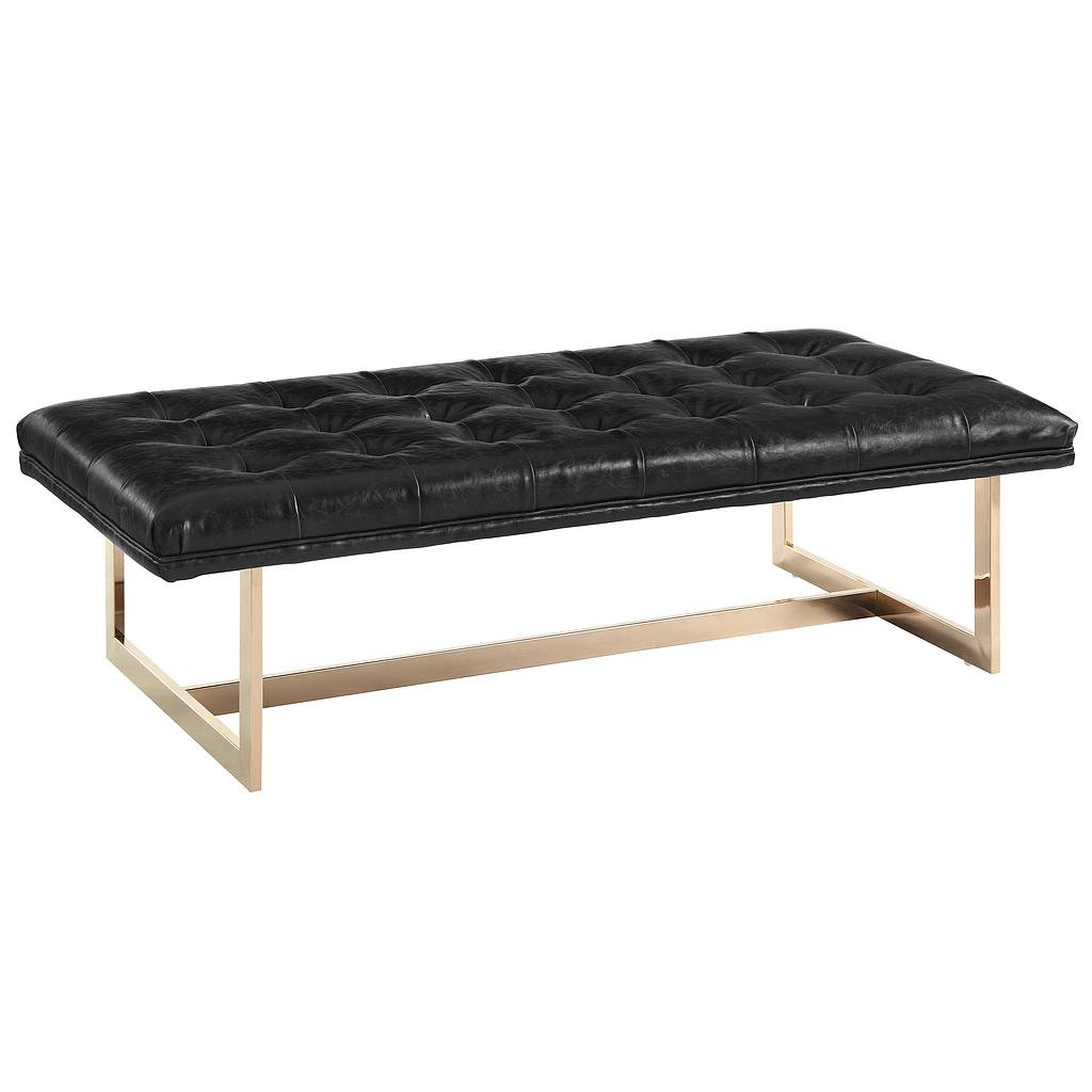Selah Bench, Black - TOV FURNITURE