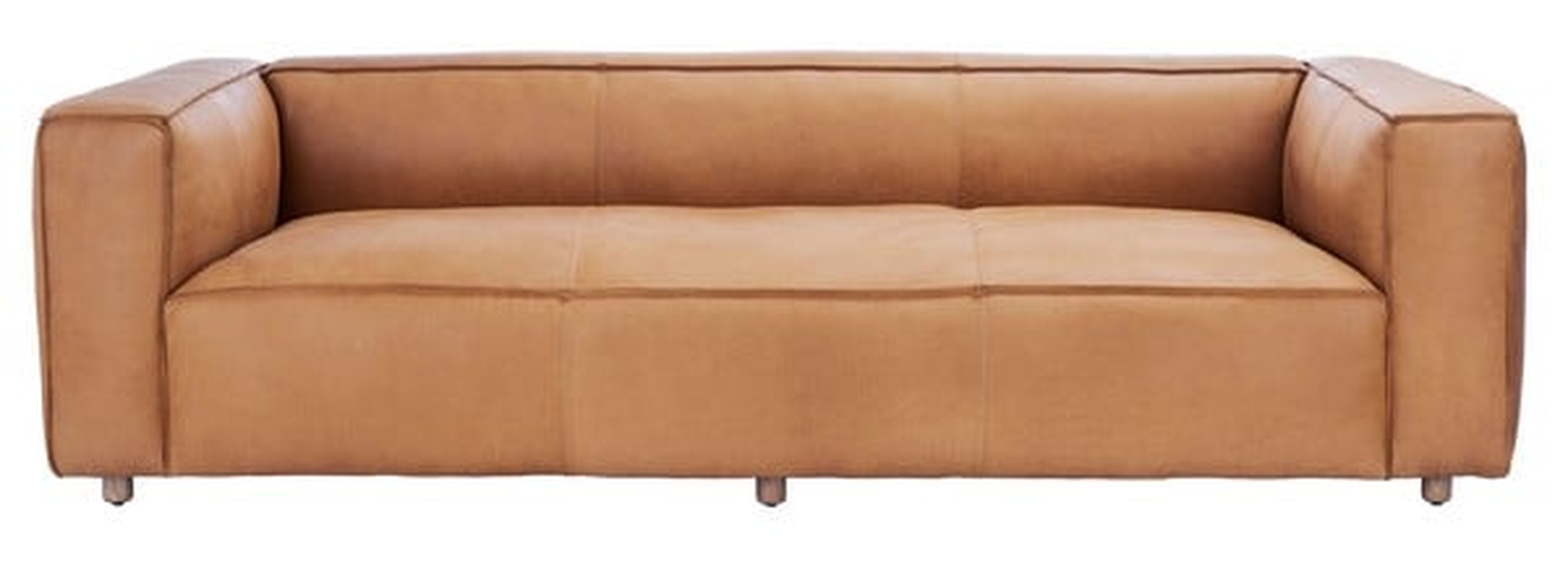 Grover Leather Sofa - Camel - Arlo Home - Arlo Home