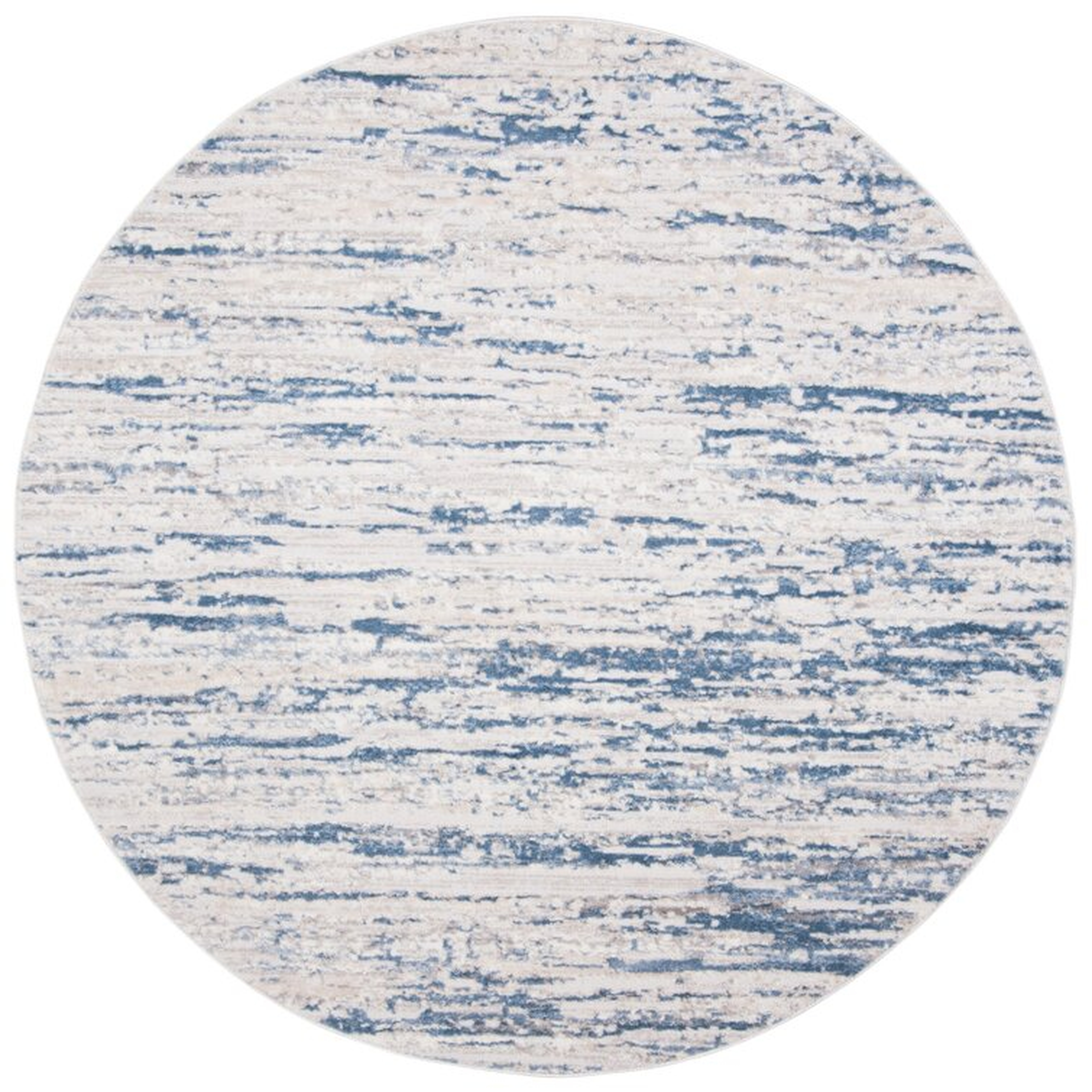 Granada Abstract Blue Area Rug - Wayfair
