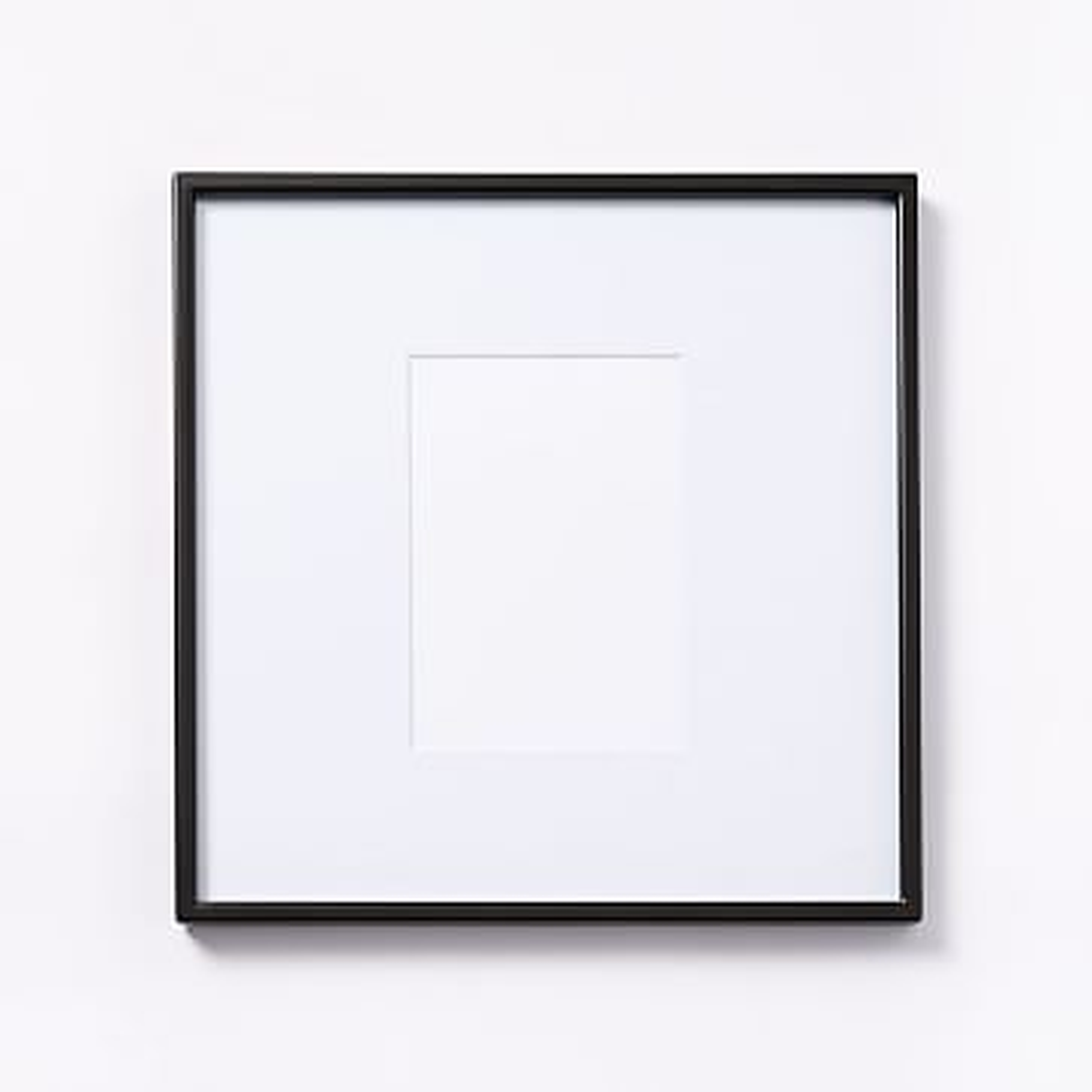 Gallery Frame, Antique Bronze, 5" x 7" (12" x 12" without mat) - West Elm