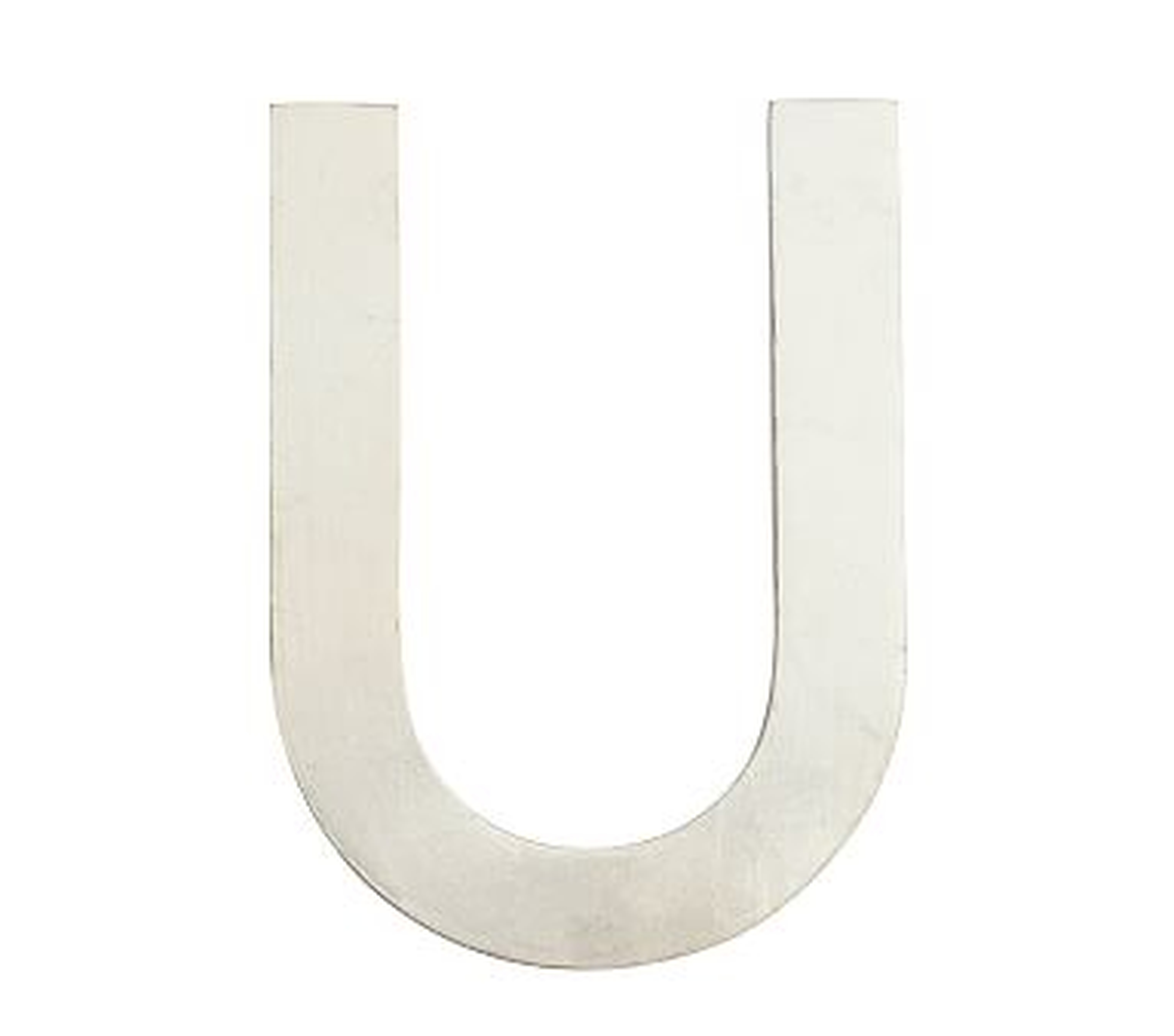 Champagne Laquer Letter U - Pottery Barn Kids