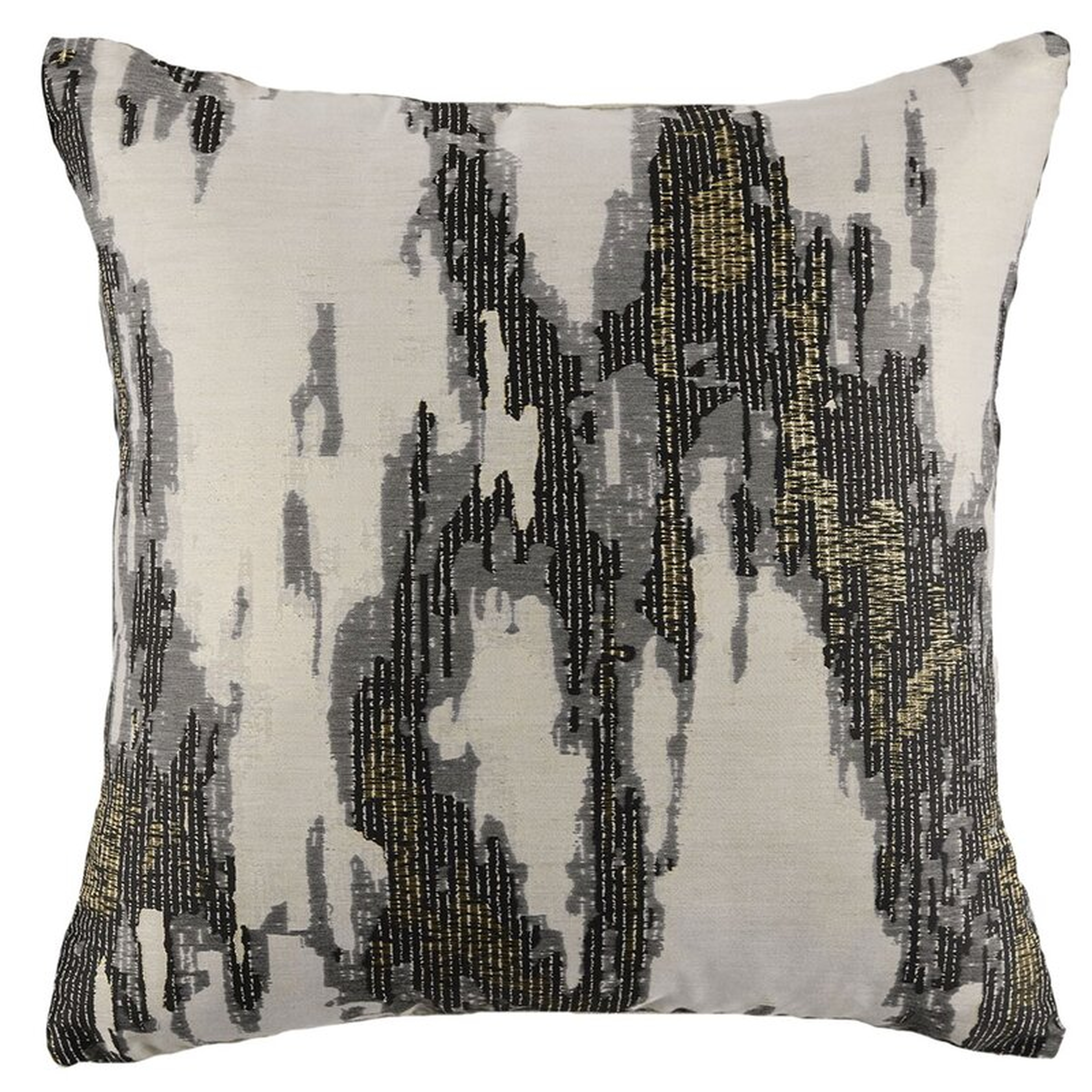 Emdee Square Pillow Cover and Insert - Onyx - Perigold