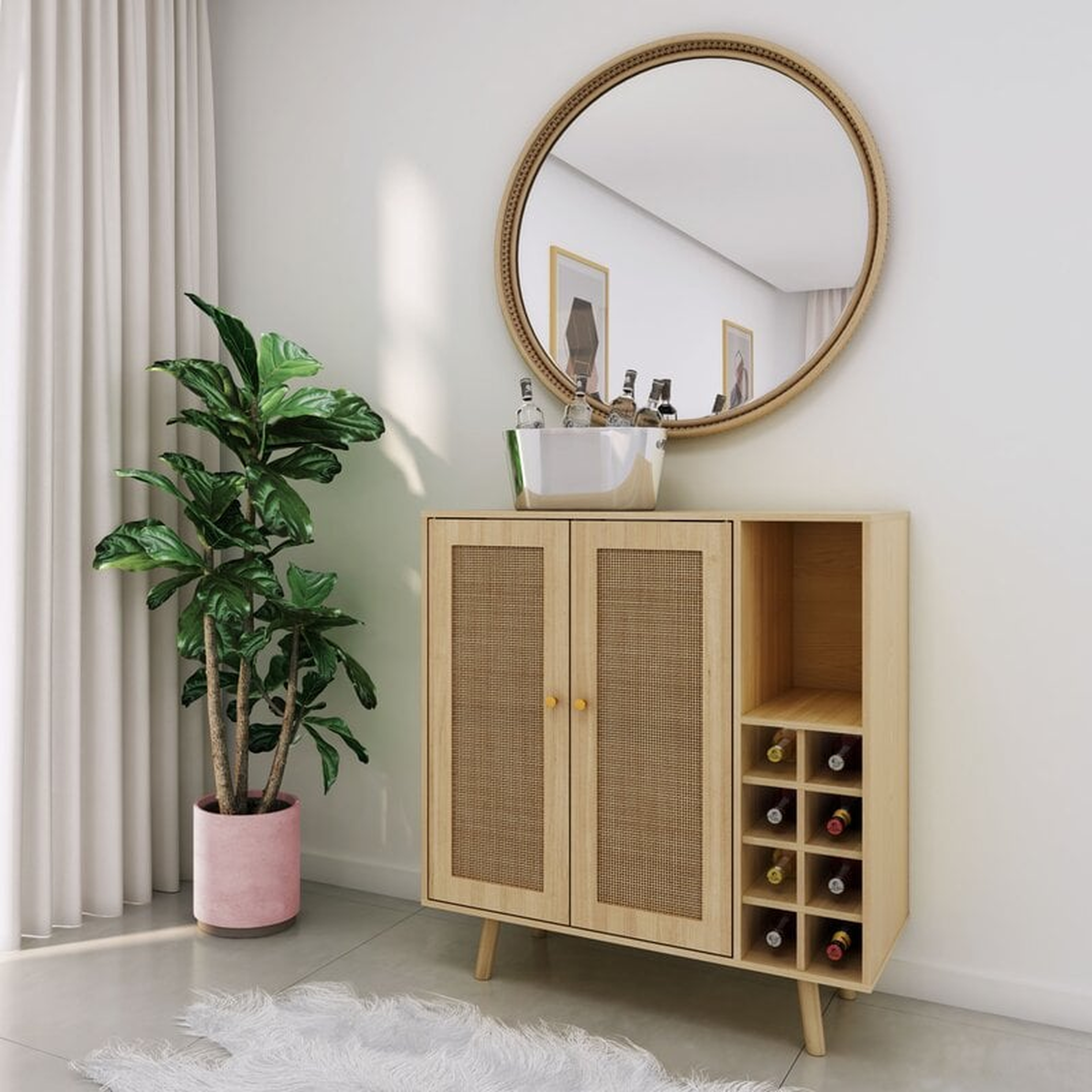 Nabors 32.75'' Bar Cabinet - Wayfair