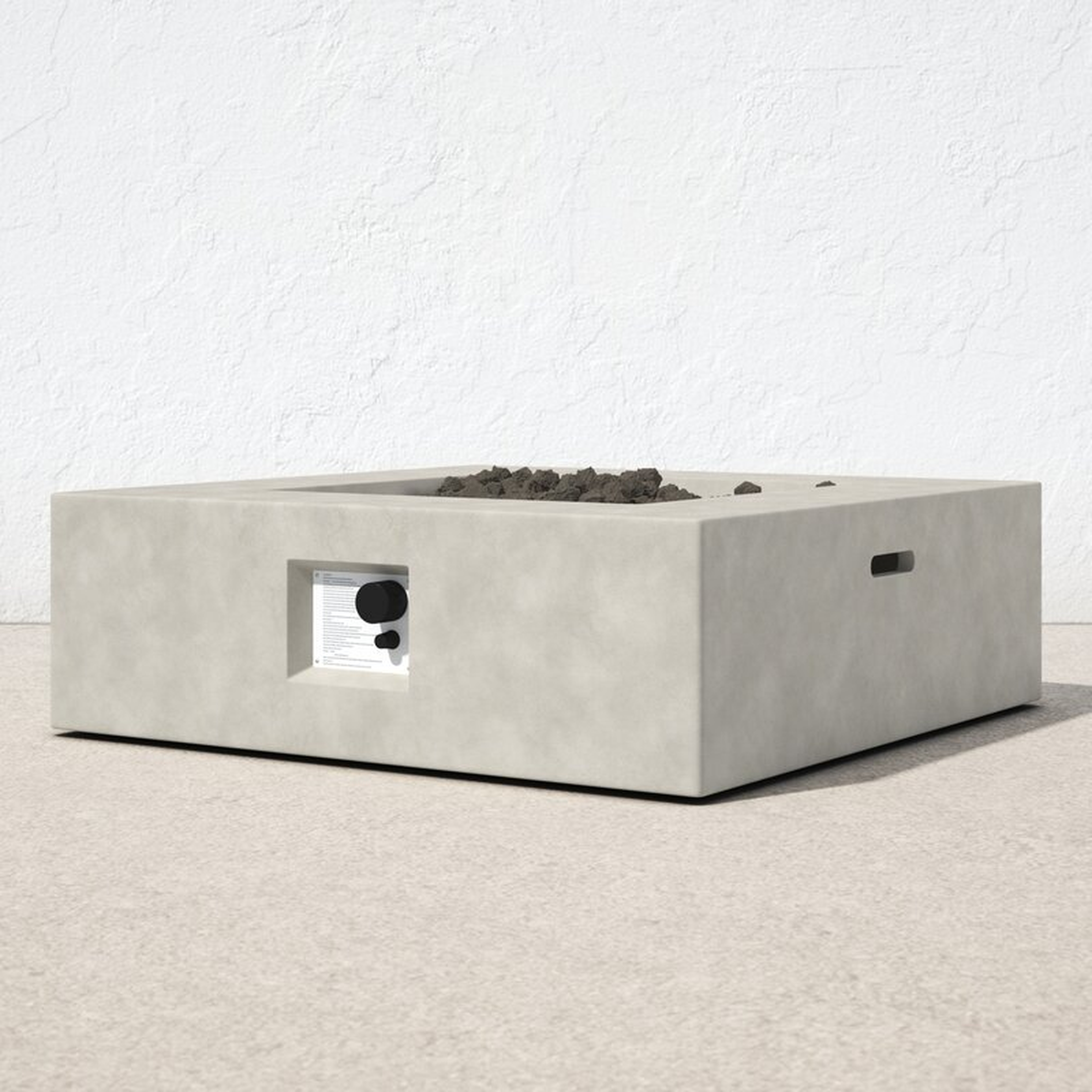 Aly Fiber Reinforced Concrete Propane/Natural Gas Fire pit table - AllModern