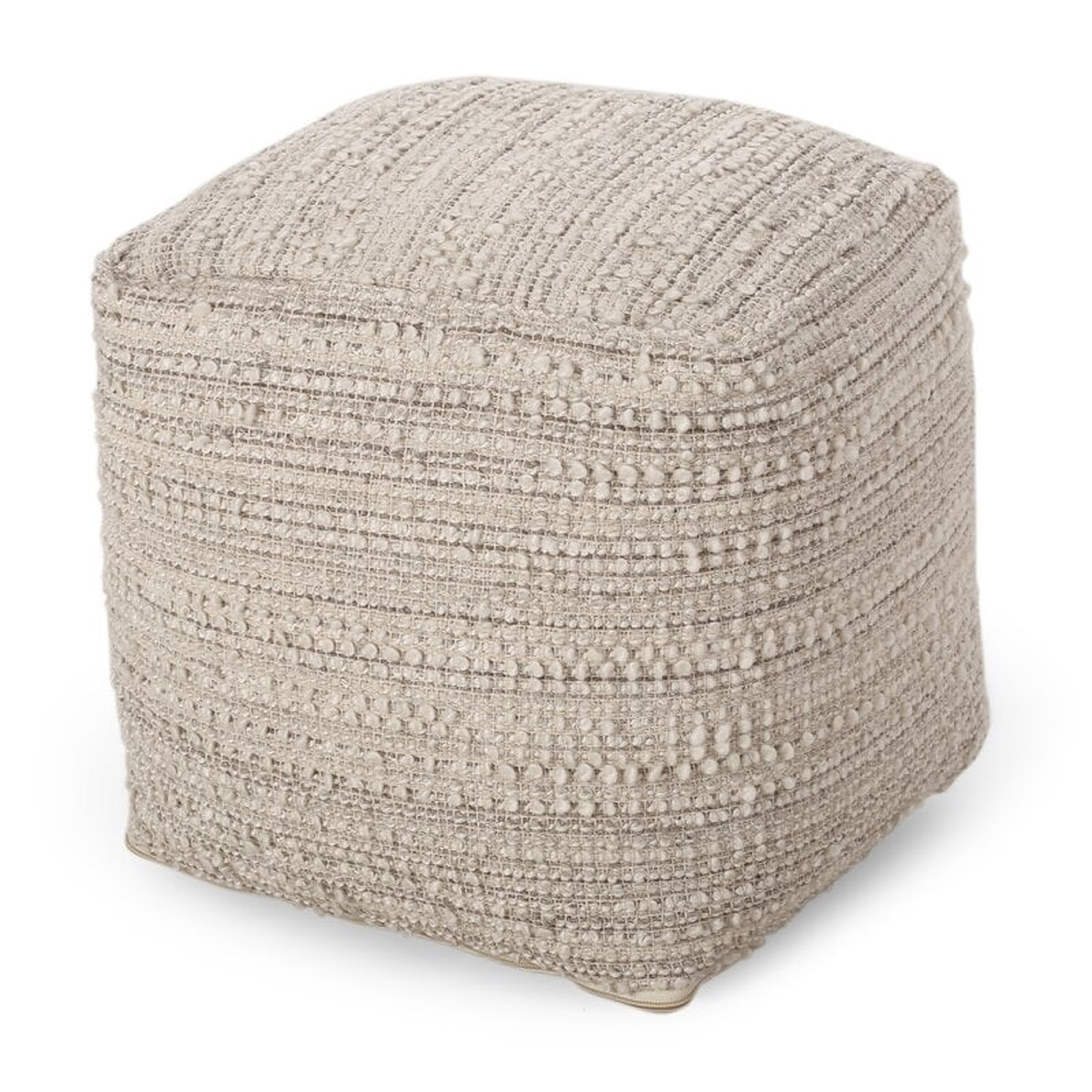 16" Wide Square Pouf Ottoman - Wayfair