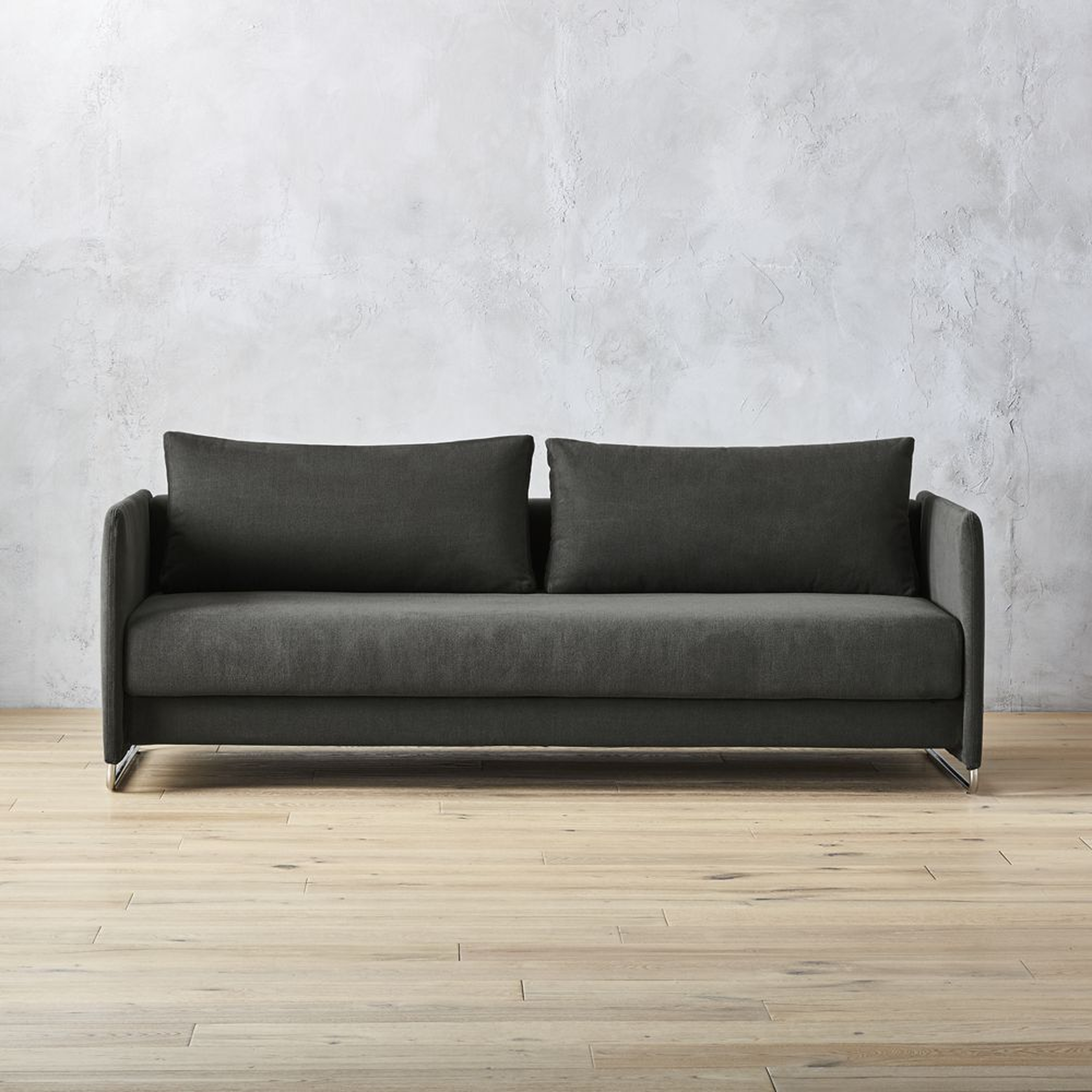 Tandom Dark Grey Sleeper Sofa - CB2