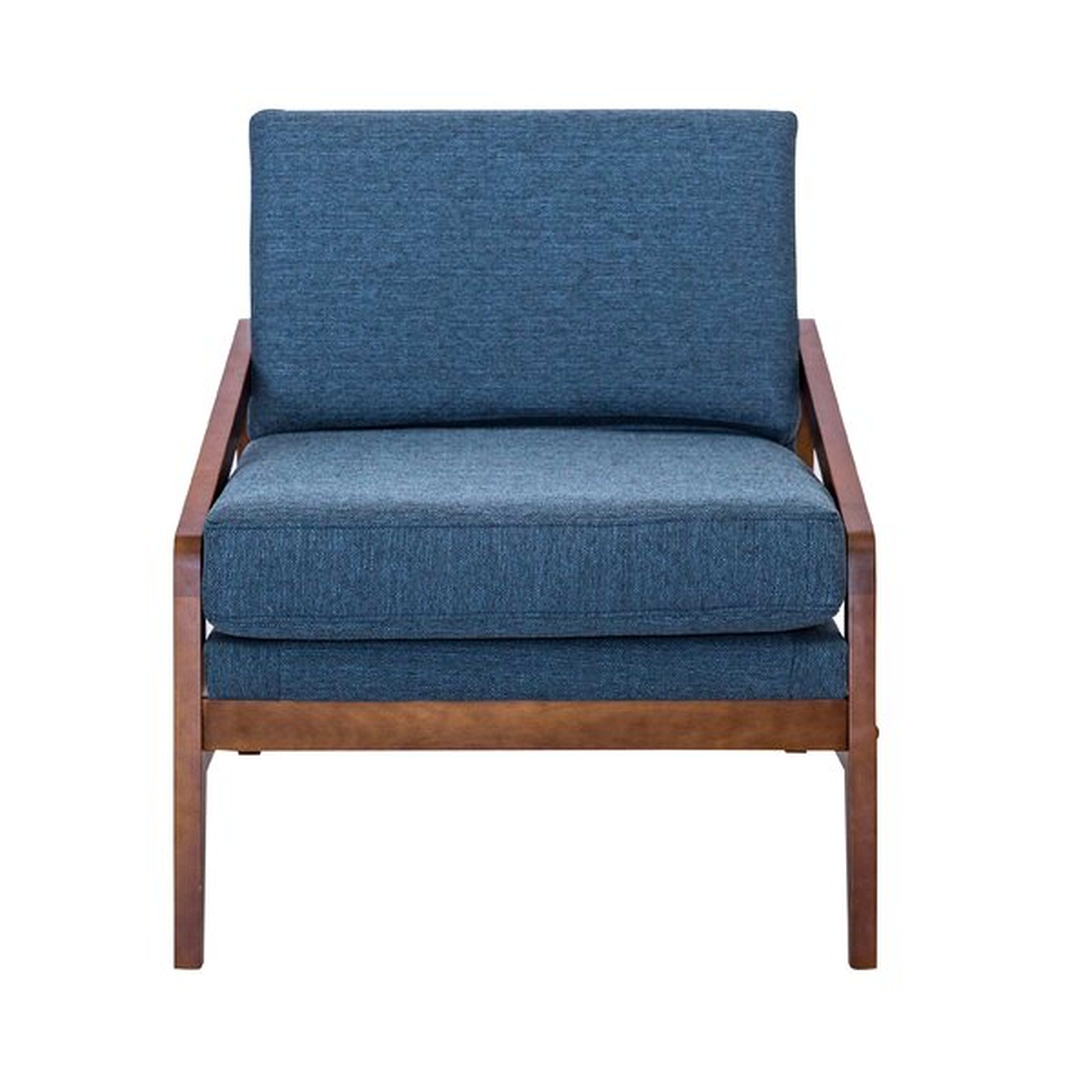 Provincetown Mid-Century Lounge Chair_Navy Blue - Wayfair