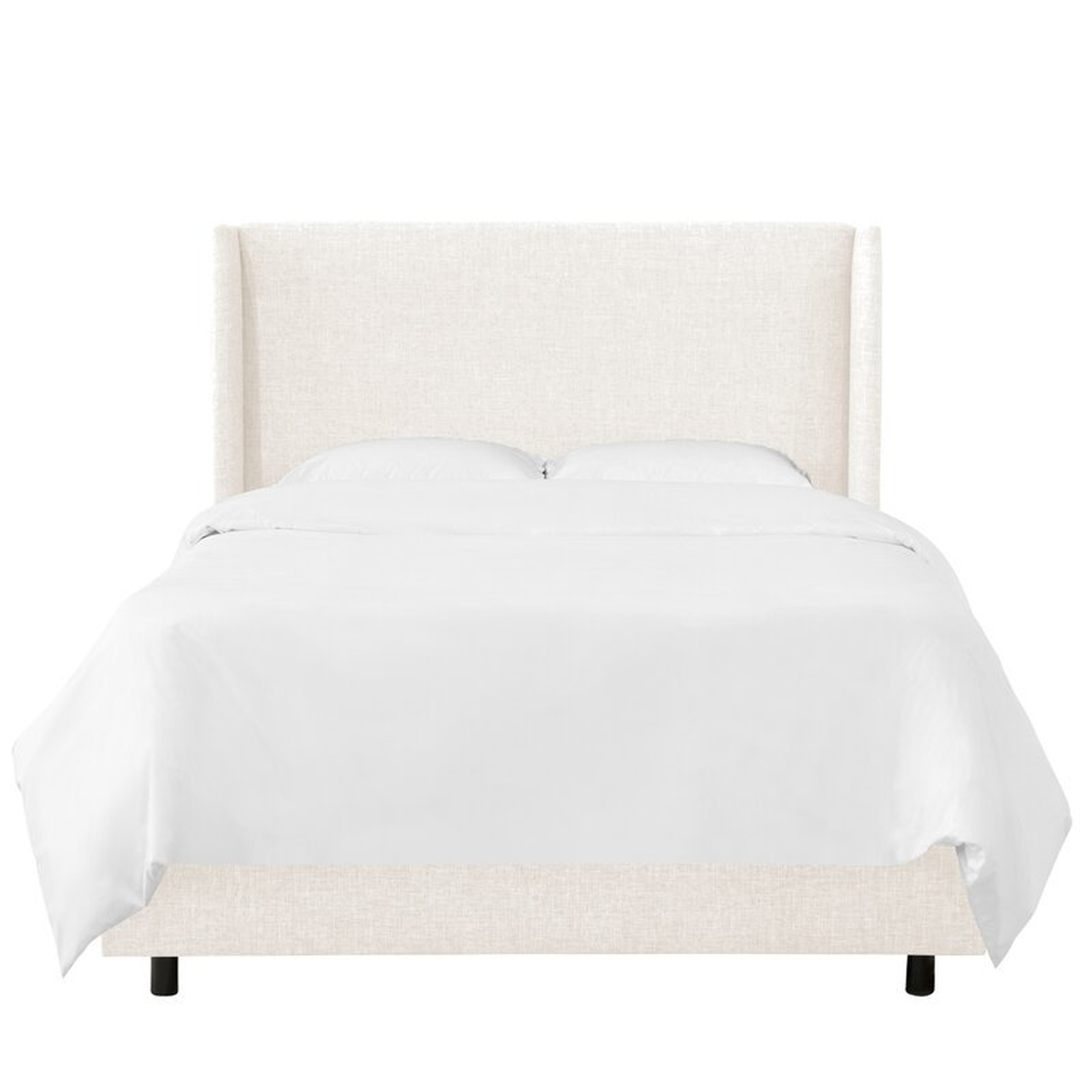 Alrai Upholstered Low Profile Standard Bed White King - Wayfair