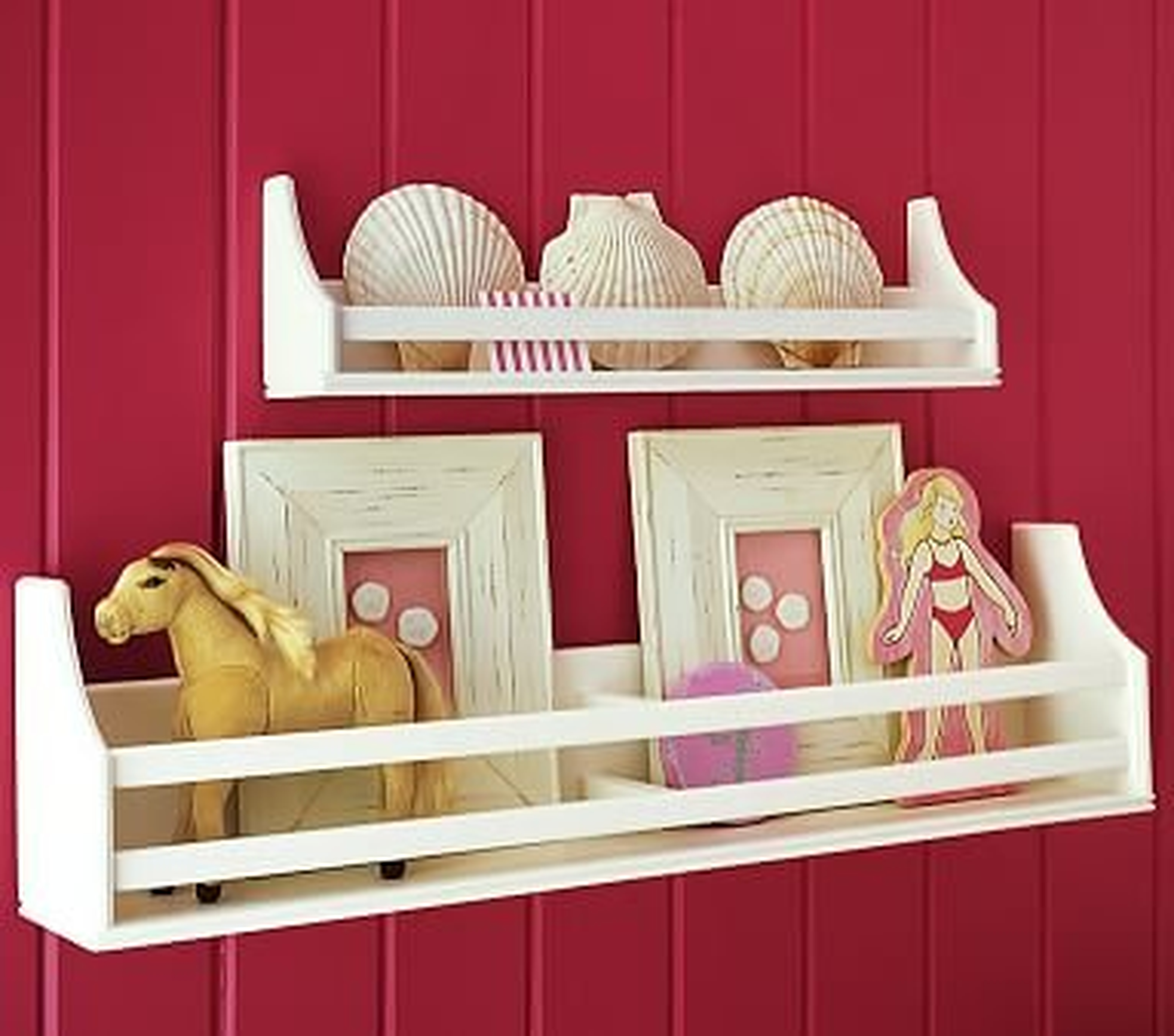 4 Inch Deep Collector's Shelf, 2 Foot x 6.5 Inch Simply White - Pottery Barn Kids
