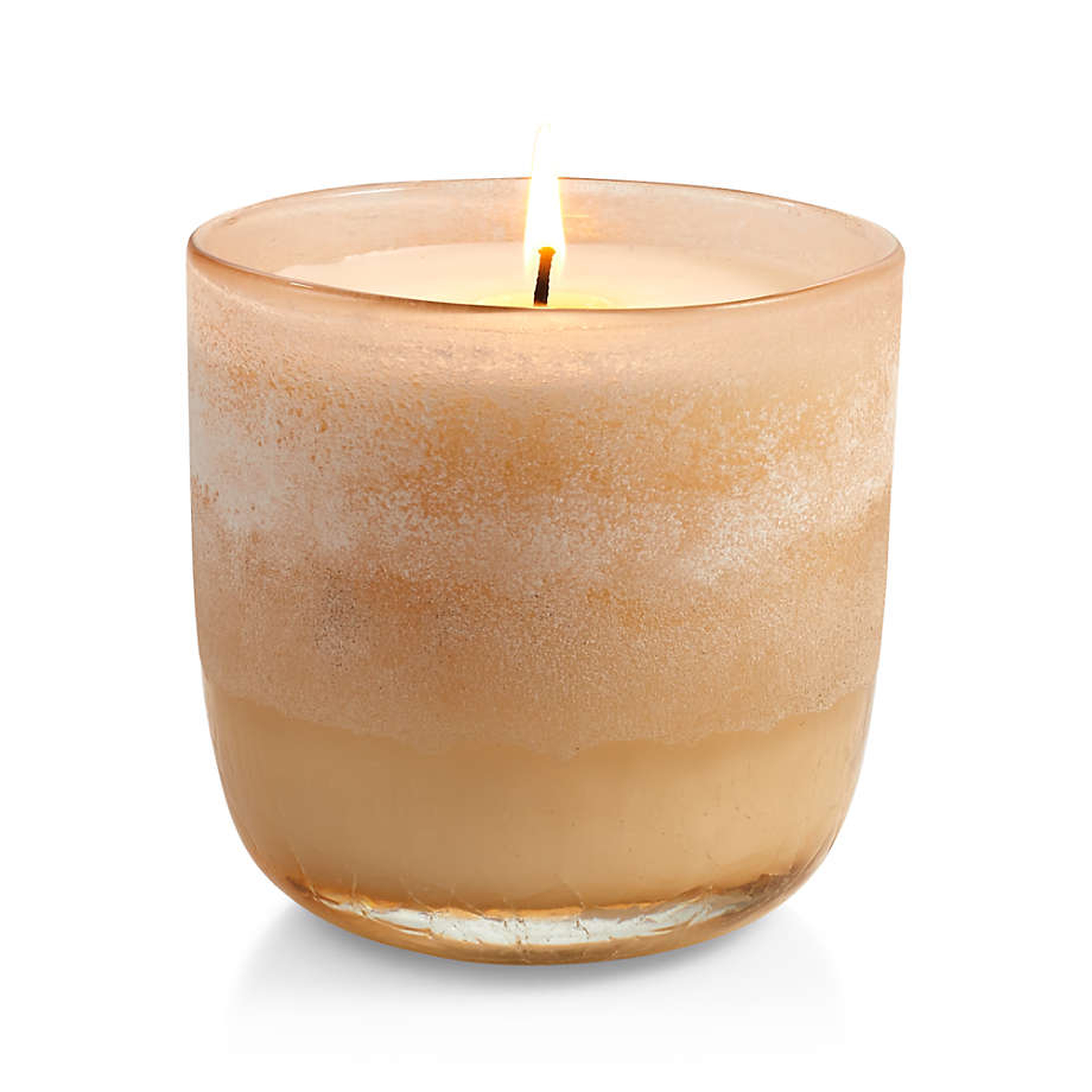 ILLUME® Coconut Milk Mango Mojave Medium Glass Candle - Crate and Barrel