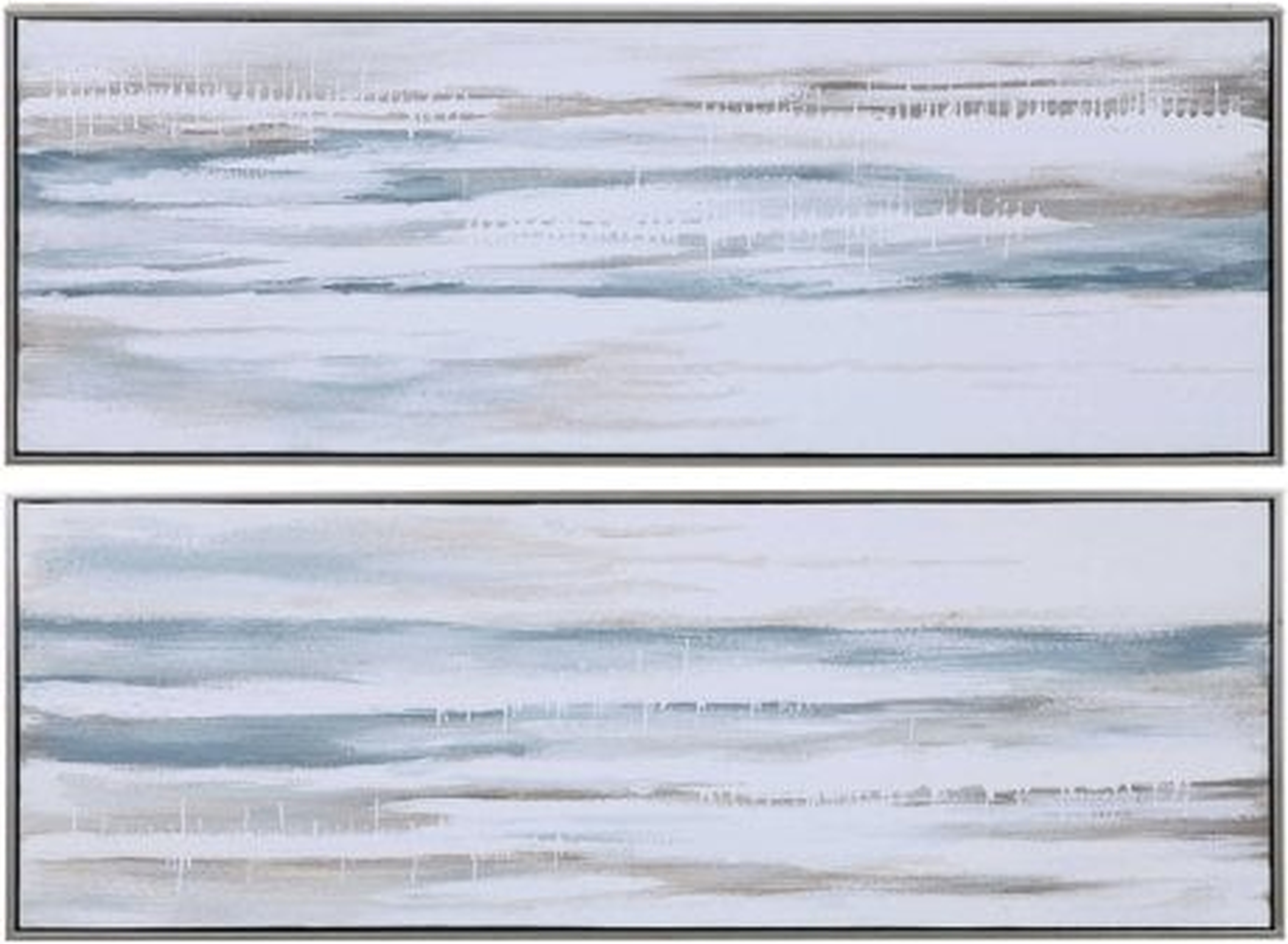 Drifting Hand Painted Canvases, Set of 2 - Hudsonhill Foundry