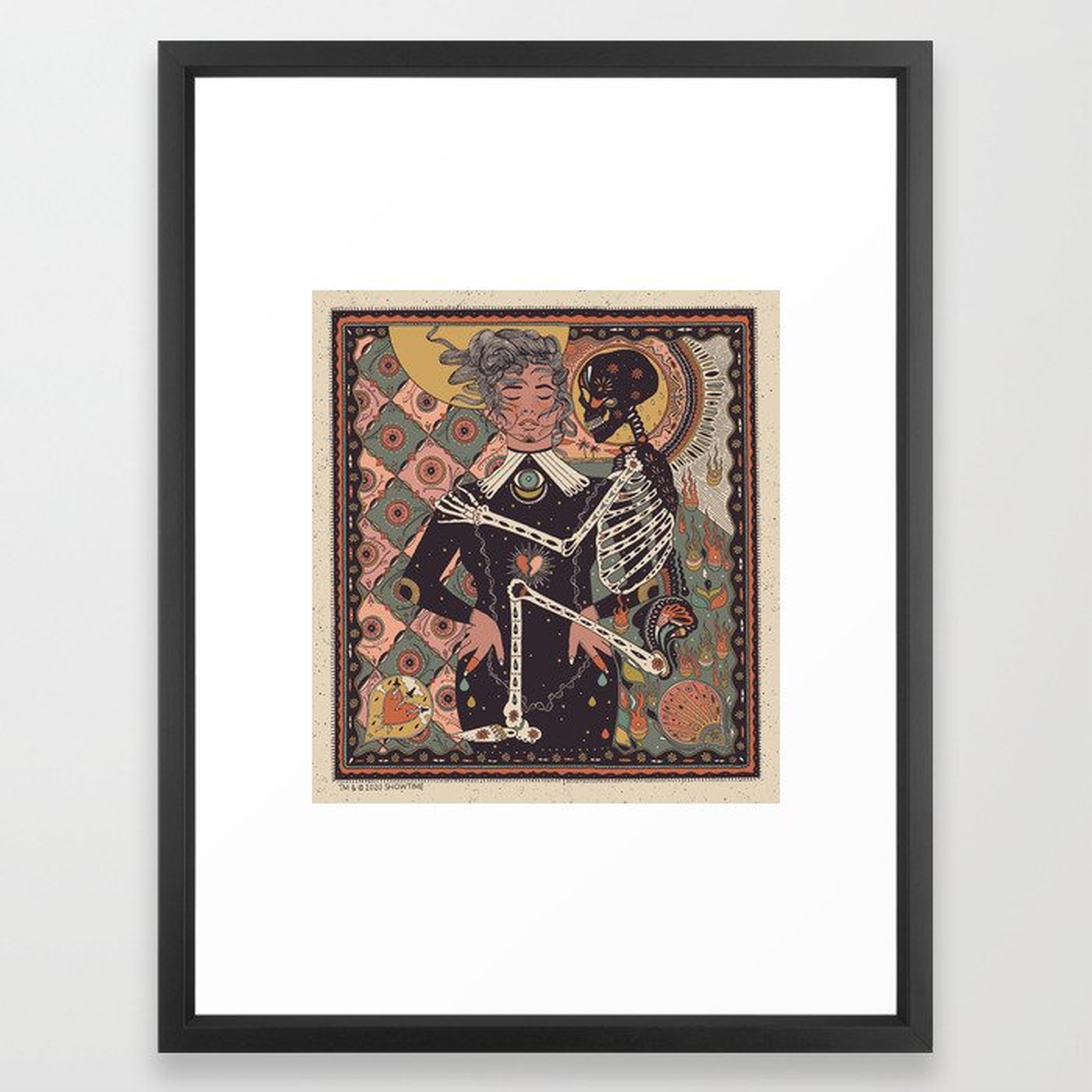Santa Muerte -Inspired by Penny Dreadful: City of Angels Framed Art Print - Society6