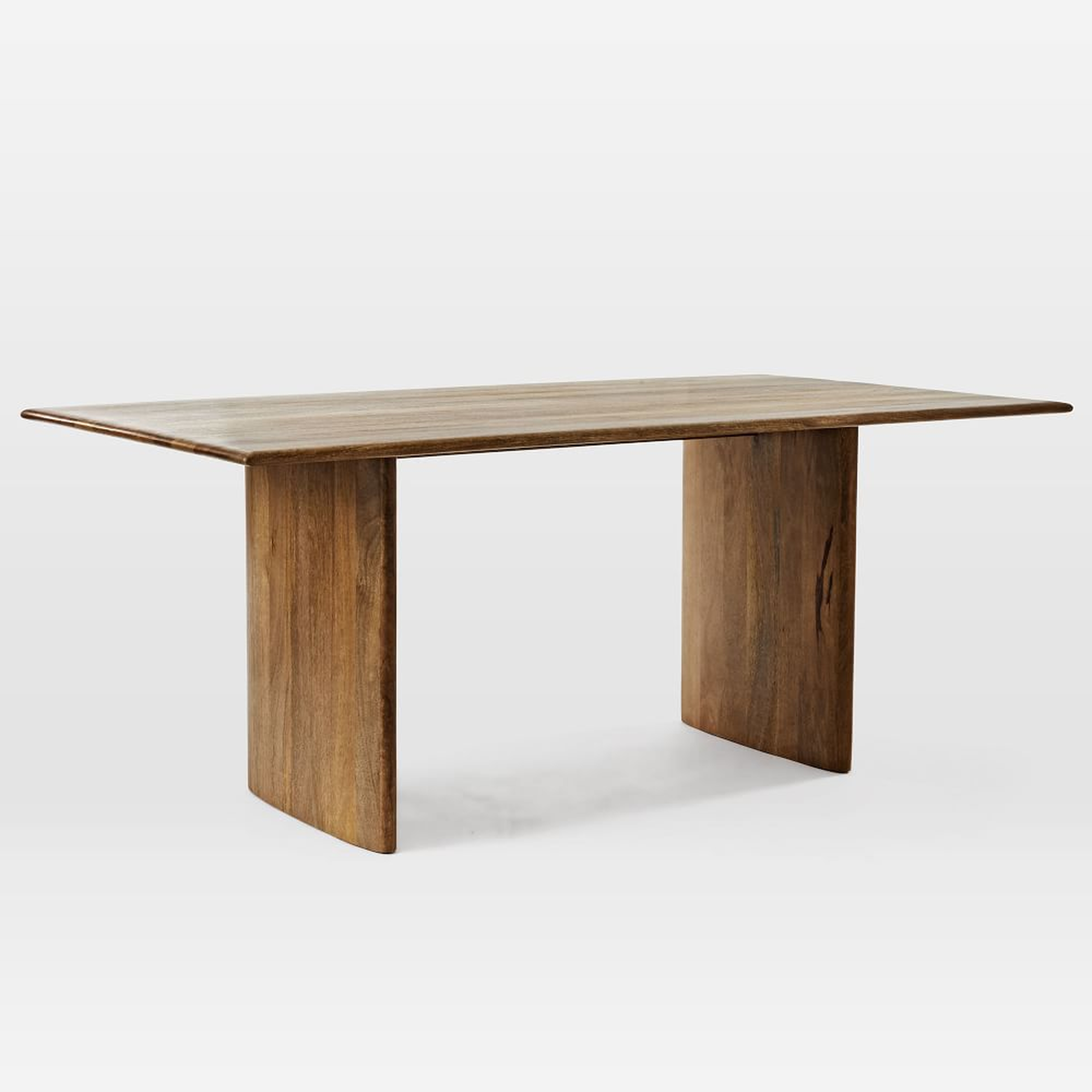 Anton Solid Wood Dining Table, Burnt Wax, 72" - West Elm