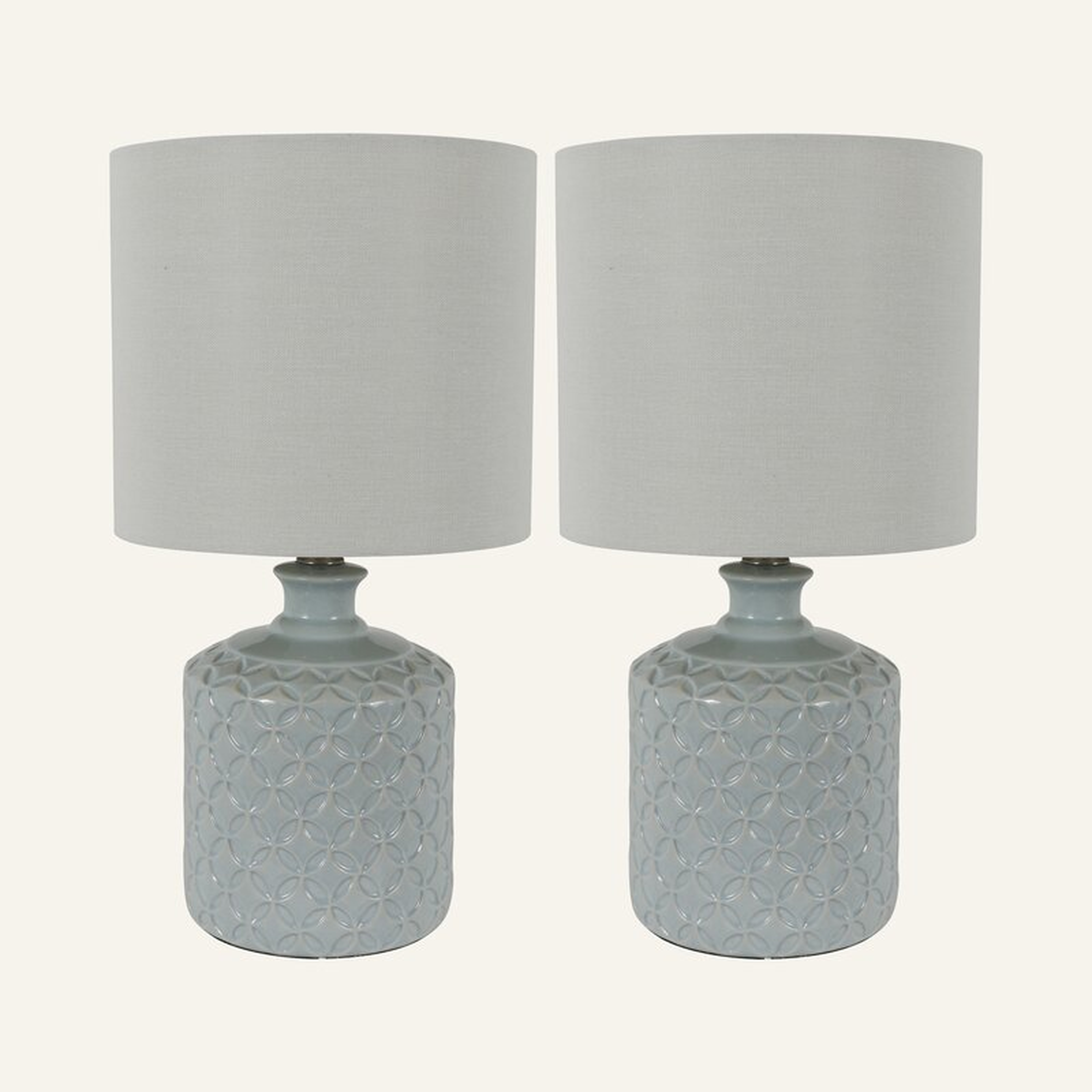 Lorin Ceramic 17" Table Lamp Set (Set of 2) - Wayfair