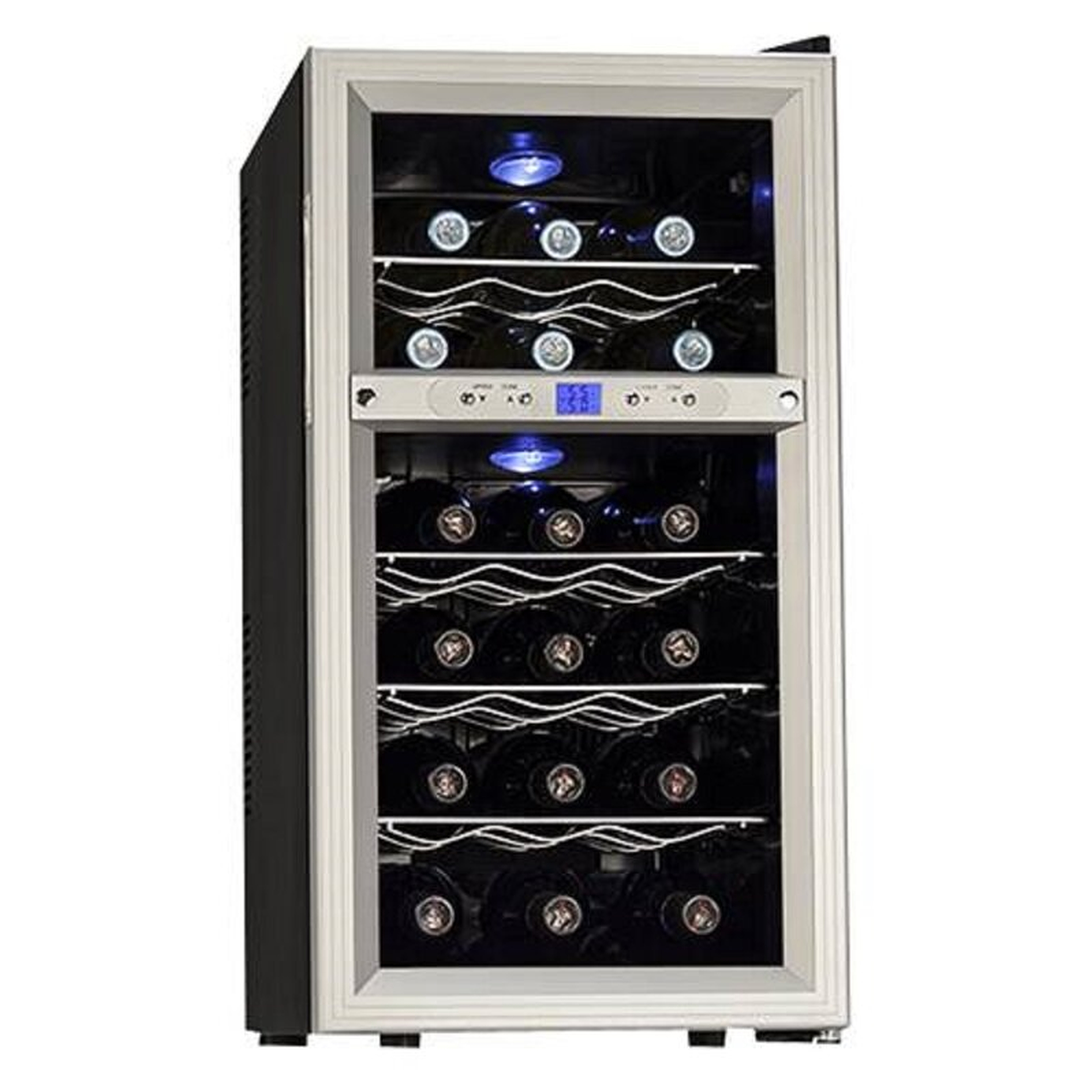 18 Bottle Dual Zone Freestanding Wine Refrigerator - Wayfair