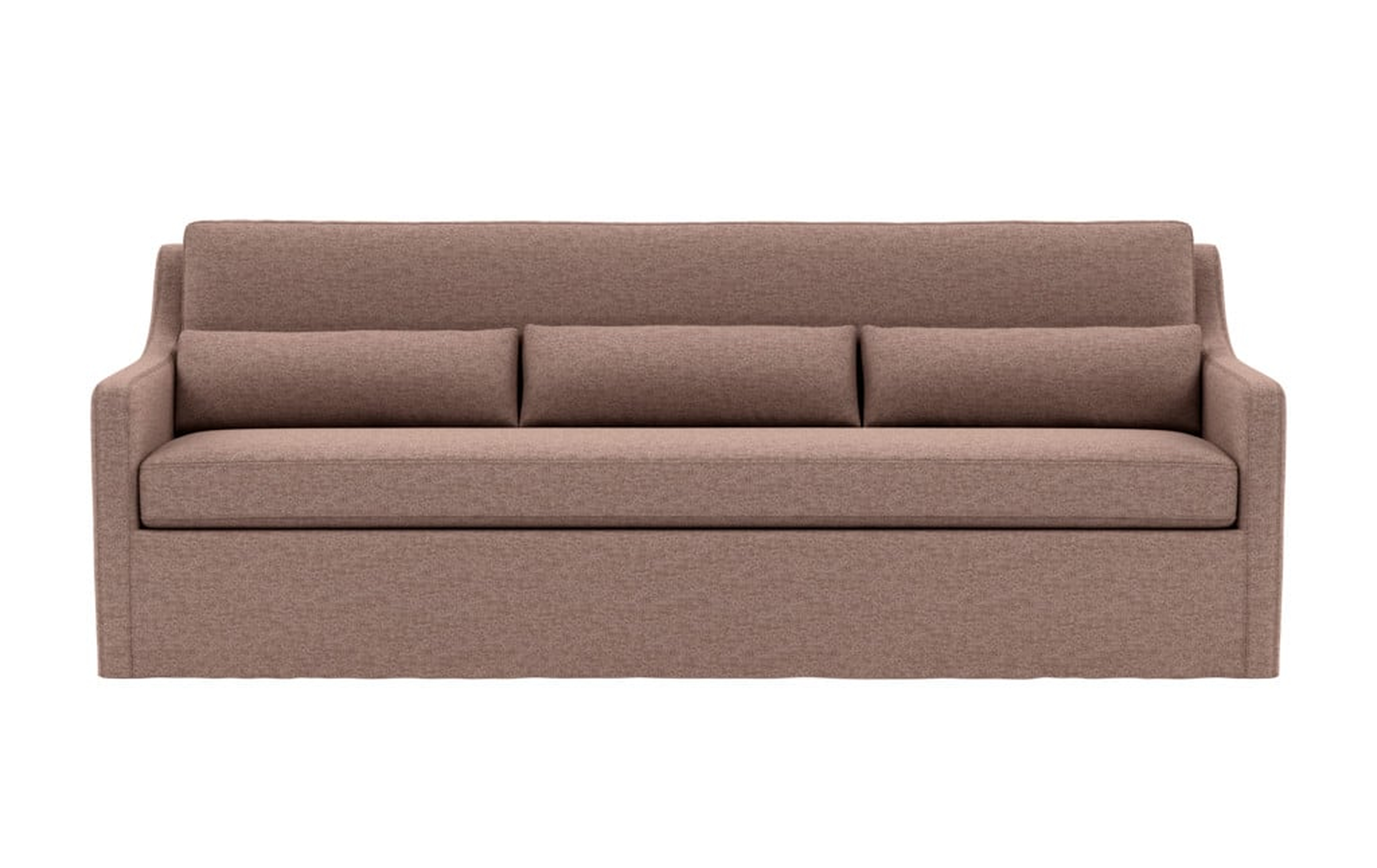 Ella Slipcovered Sofa (Mauve) - Interior Define