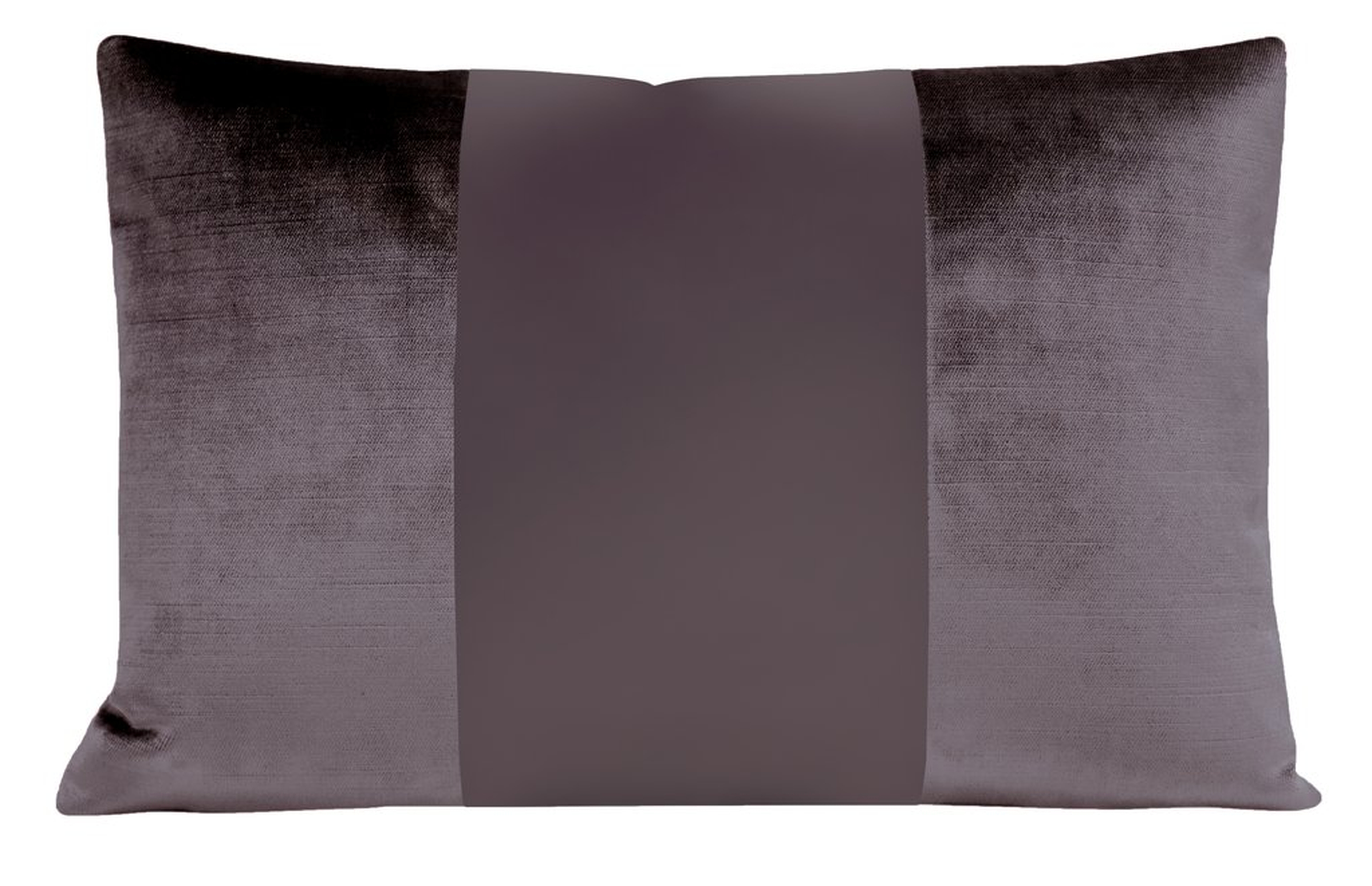 The Little Lumbar :: MONOCHROMATIC Faux Silk Velvet // Smokey Amethyst - Little Design Company