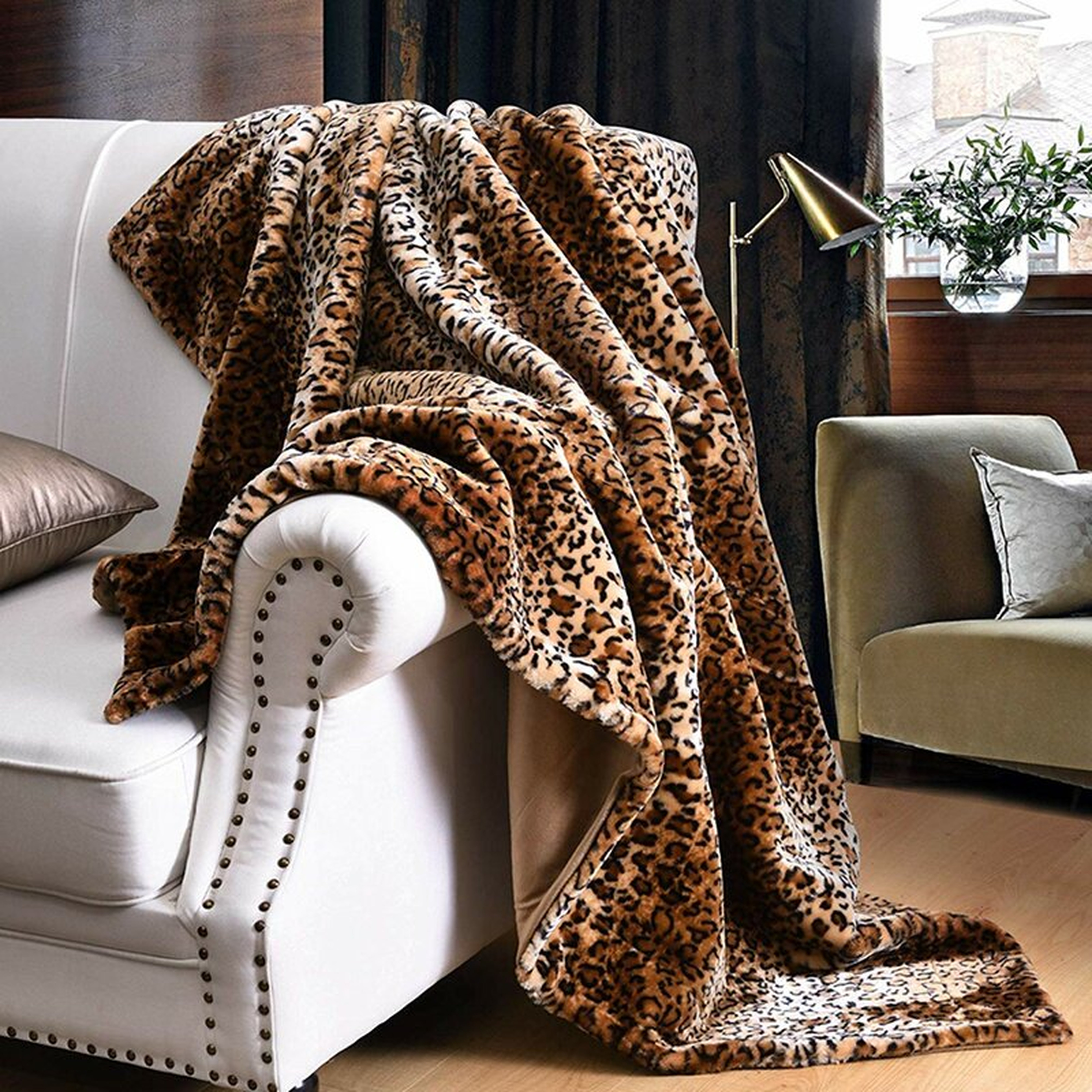Torquay Leopard Blanket - Wayfair