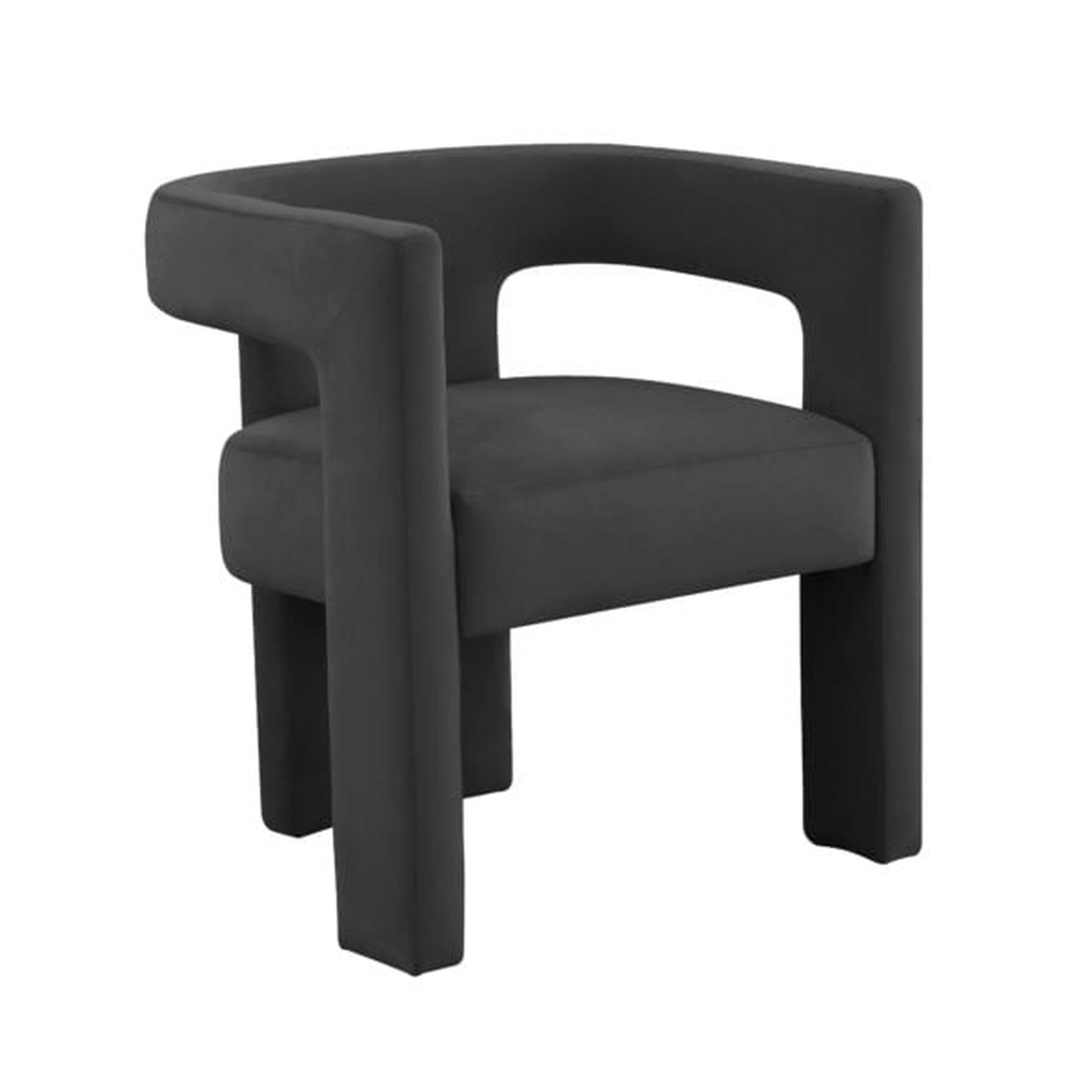 Sloane Black Velvet Chair - TOV FURNITURE