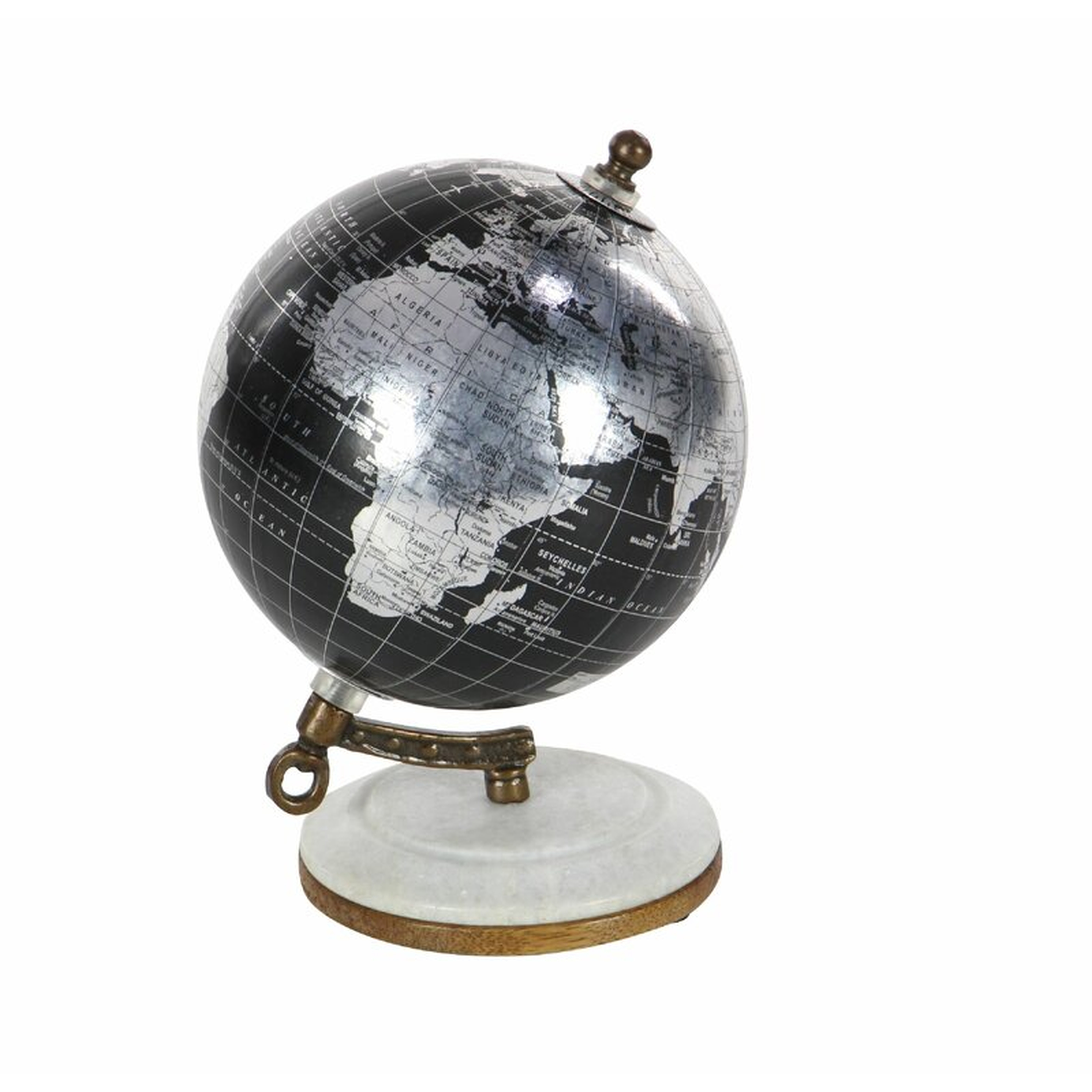 Marble and Resin Globe - Wayfair