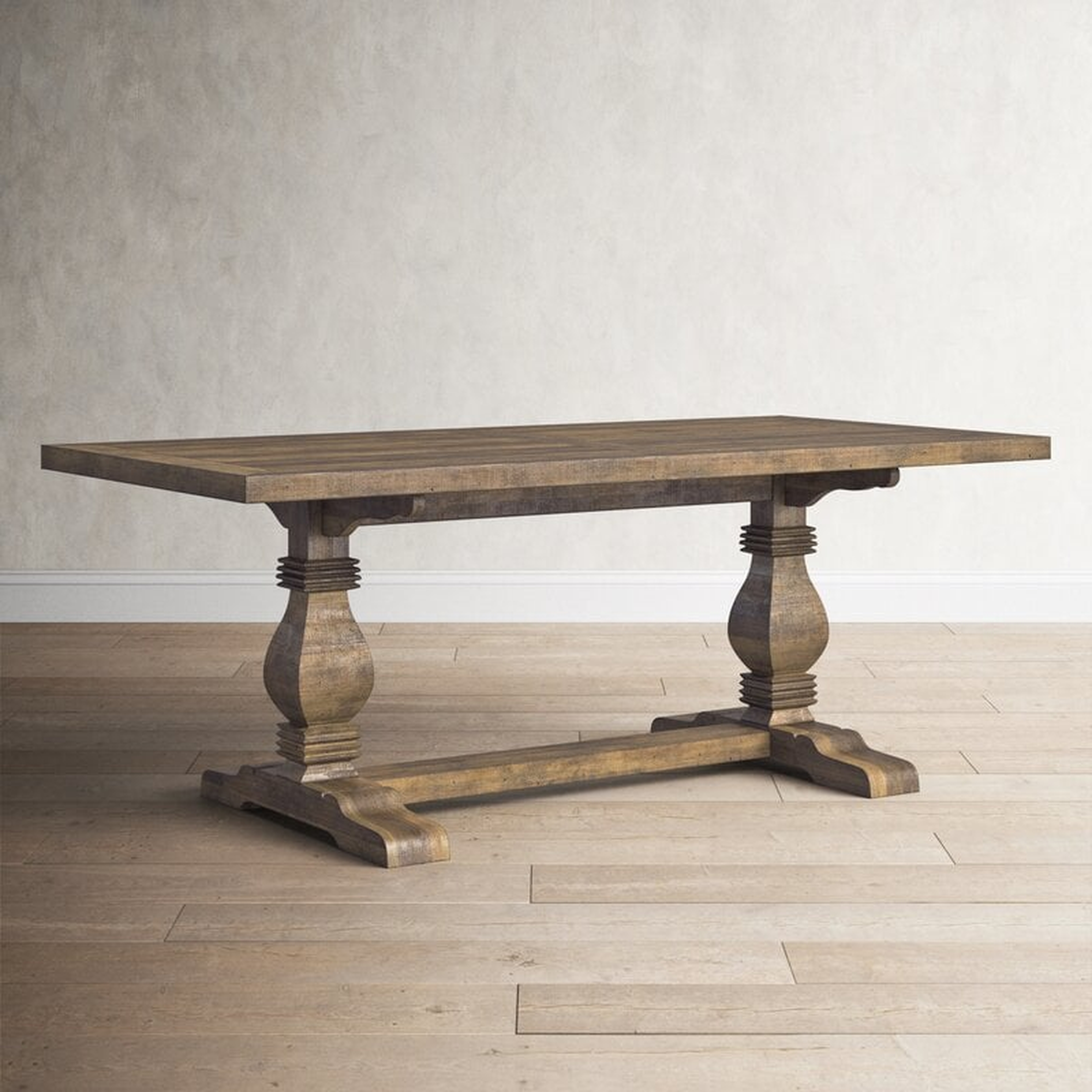 Kinston 78" Solid Wood Trestle Dining Table - Birch Lane