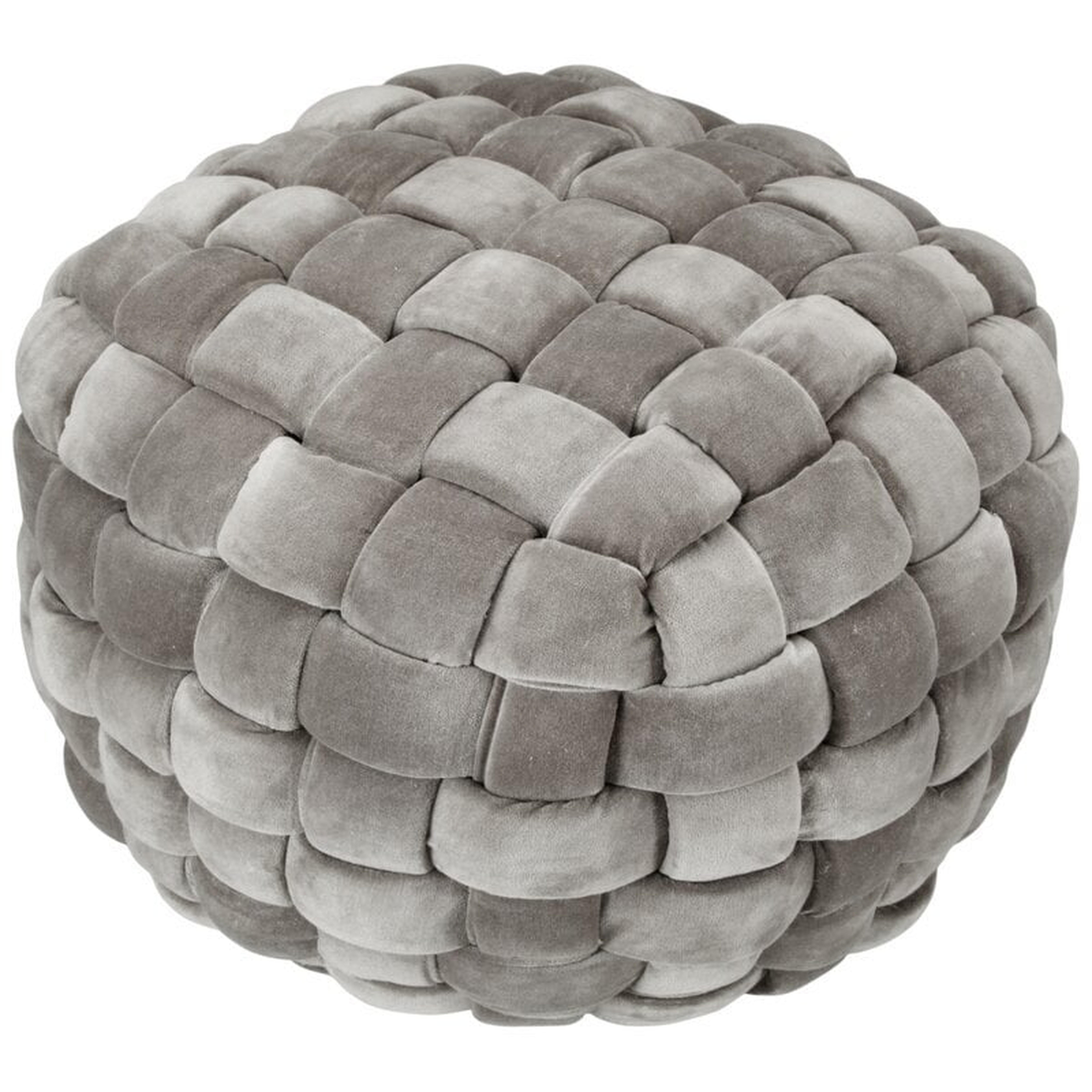 Kirt Round Pouf Ottoman - Wayfair