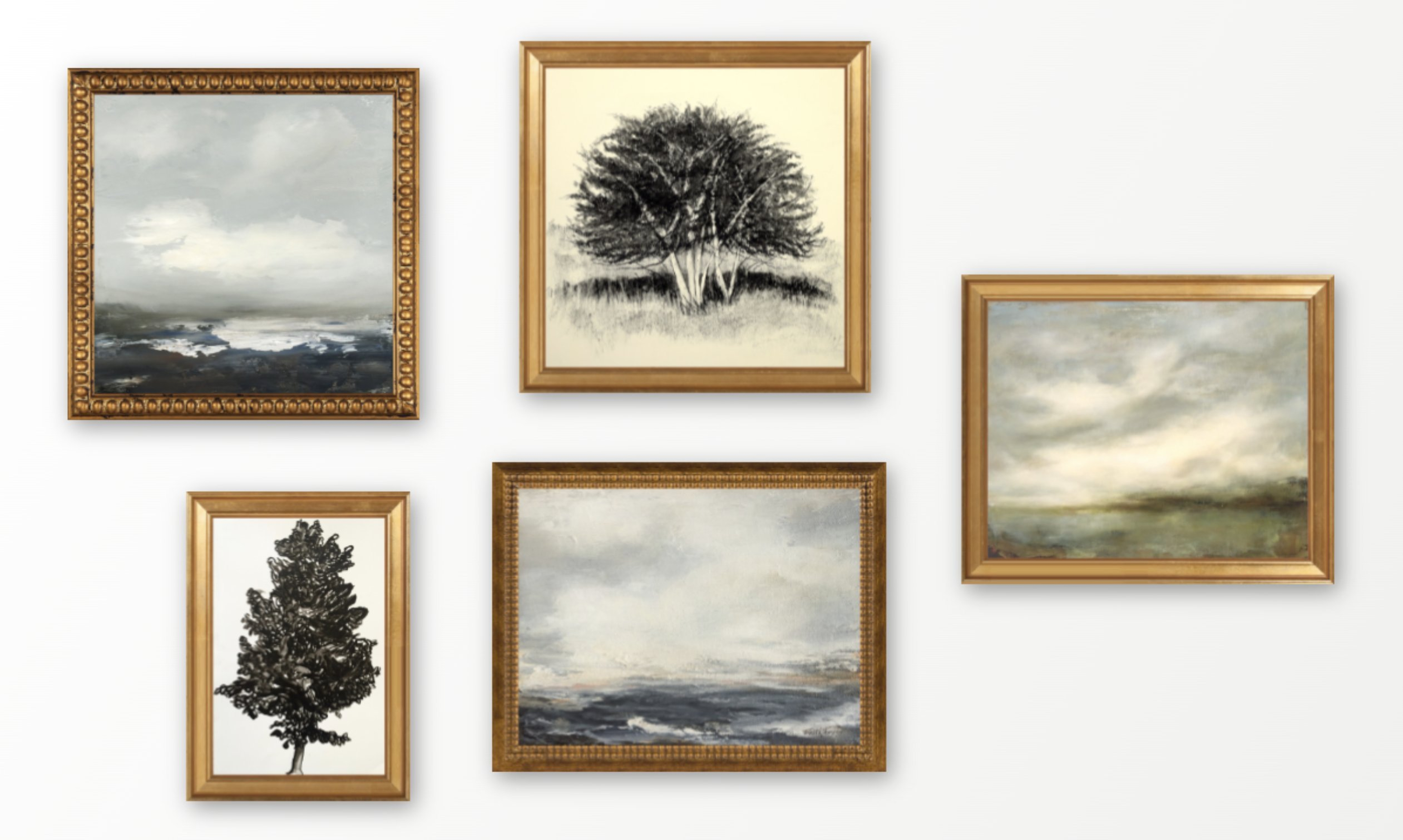Scenic Storms, Art Print Collection, Set of 5 - Artfully Walls
