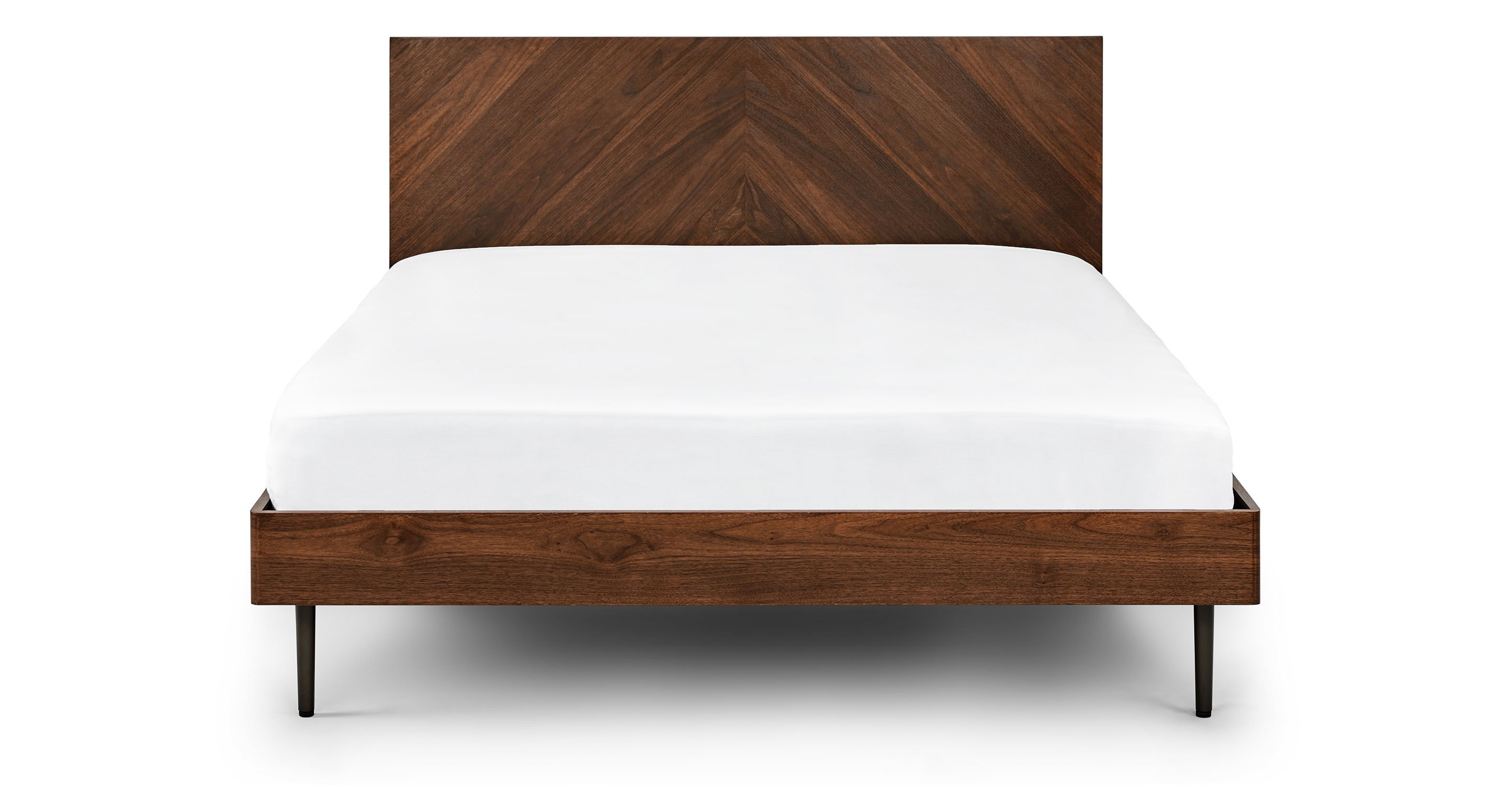 Nera Queen Low Profile Bed - Walnut - Article