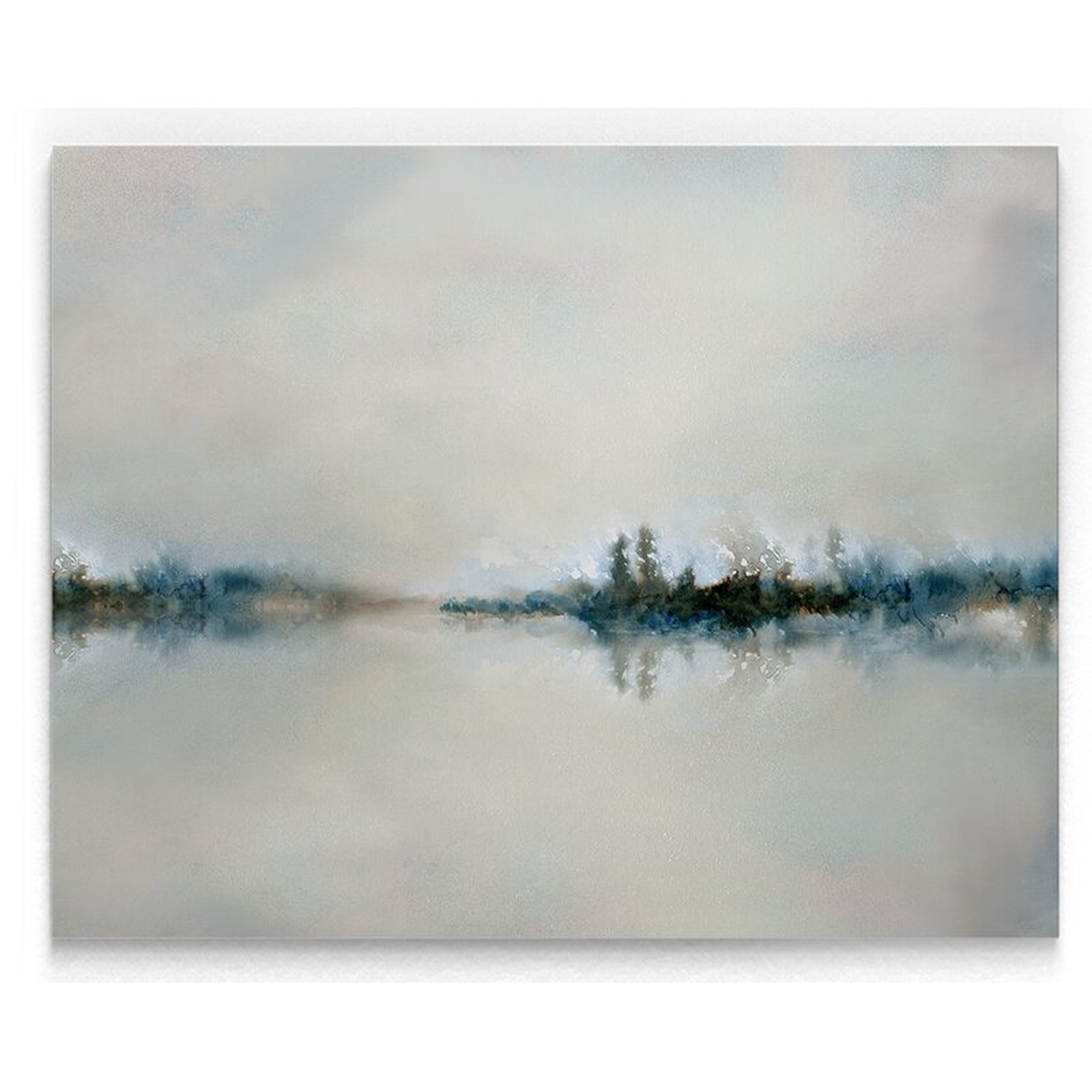 'Calm Morning' Watercolor Painting Print on Wrapped Canvas - Wayfair