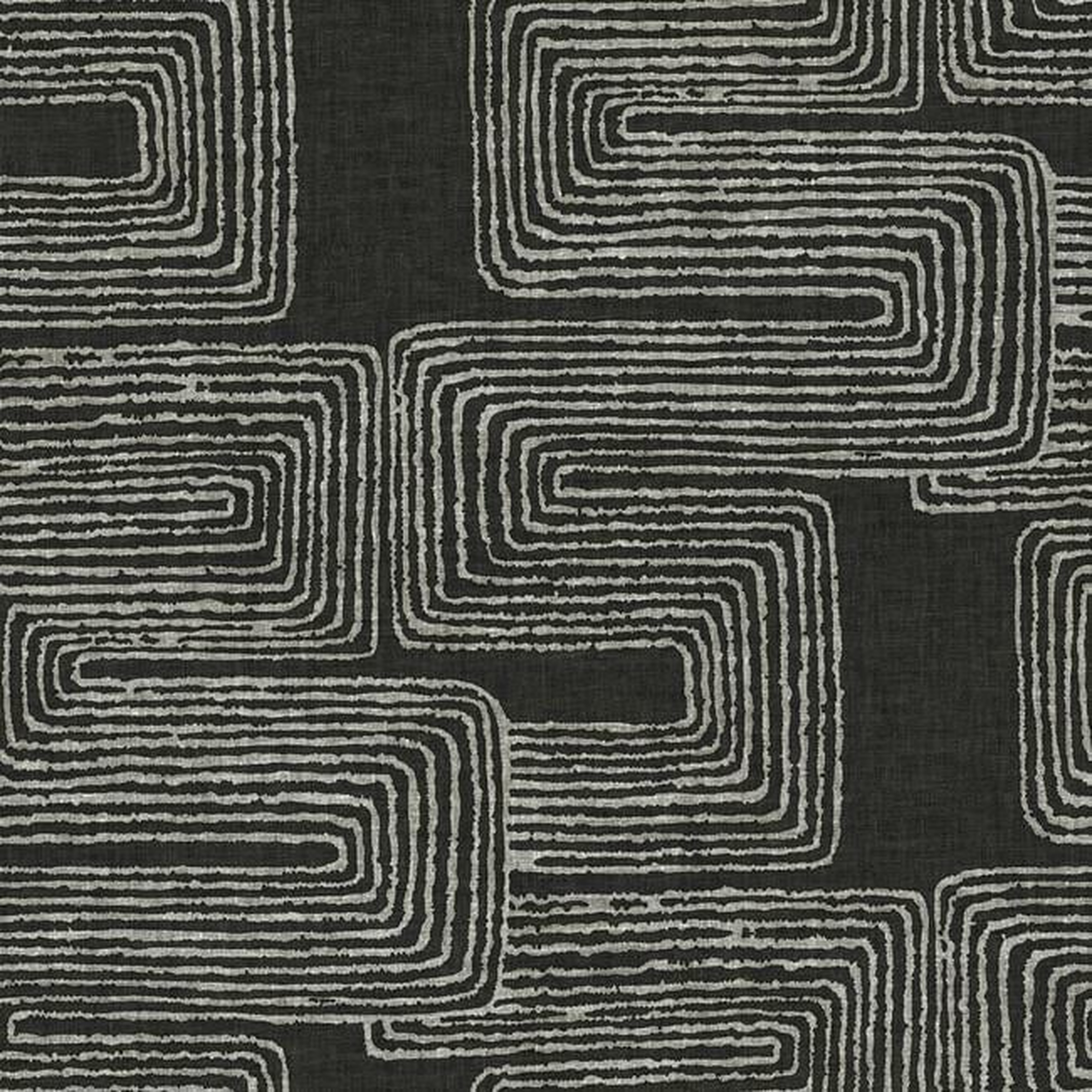 Nikki Chu Zulu Signature Peel & Stick Wallpaper // Black/White - York Wallcoverings