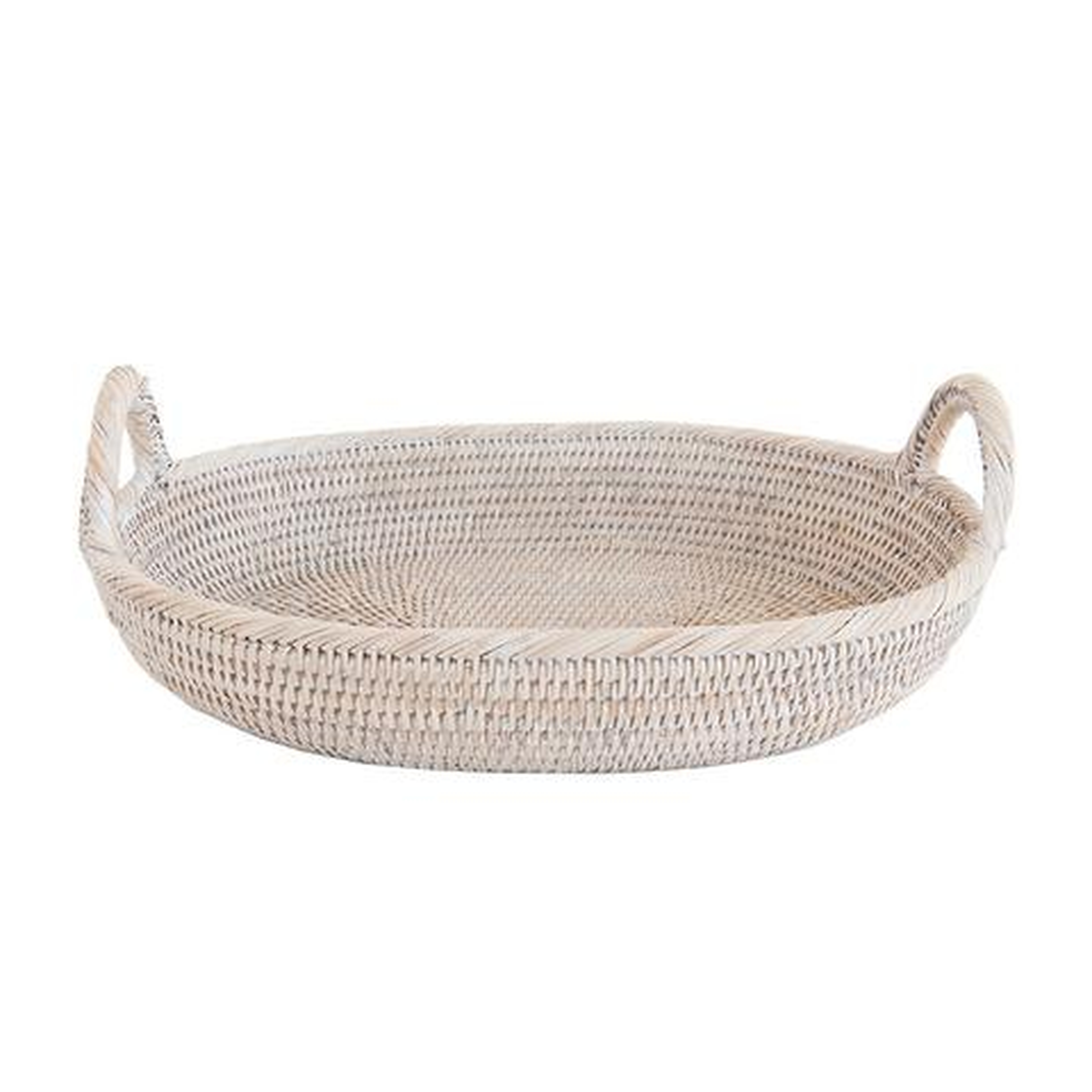 OVAL LIGHT RATTAN TRAY - McGee & Co.