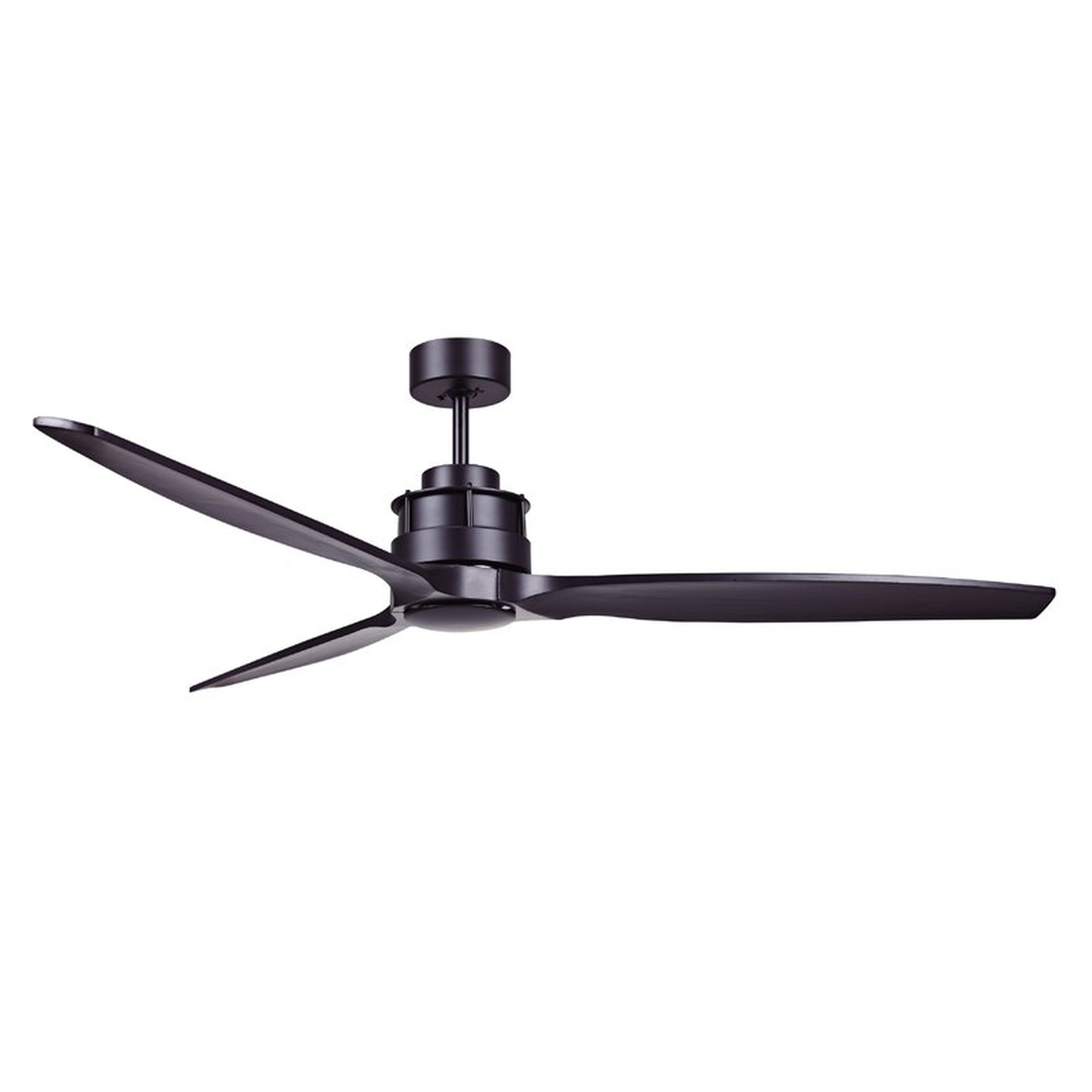 60" Adamski 3 - Blade Propeller Ceiling Fan with Remote Control - Wayfair