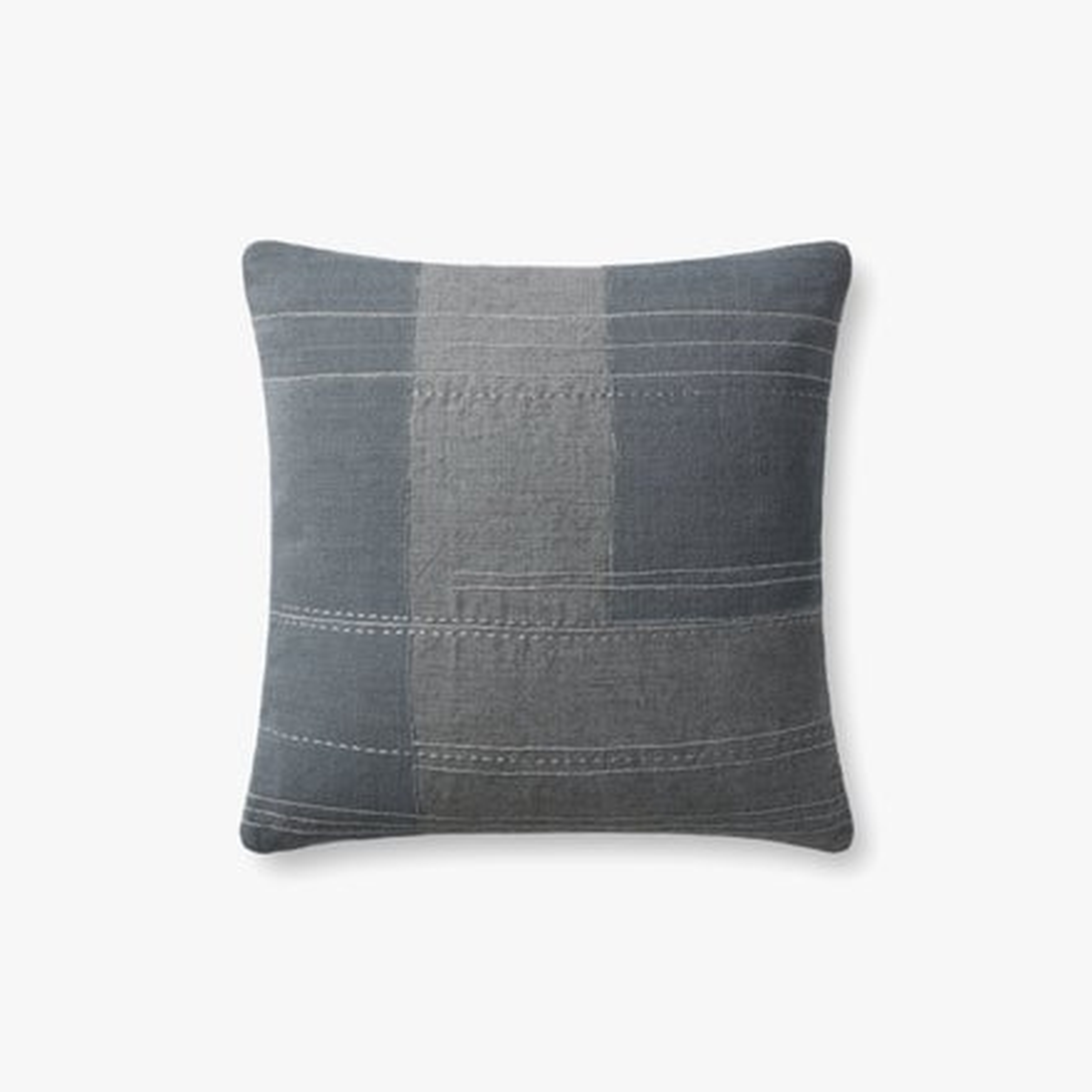 PILLOWS PAL0001 BLUE 18" x 18" Cover Only - Loloi Rugs