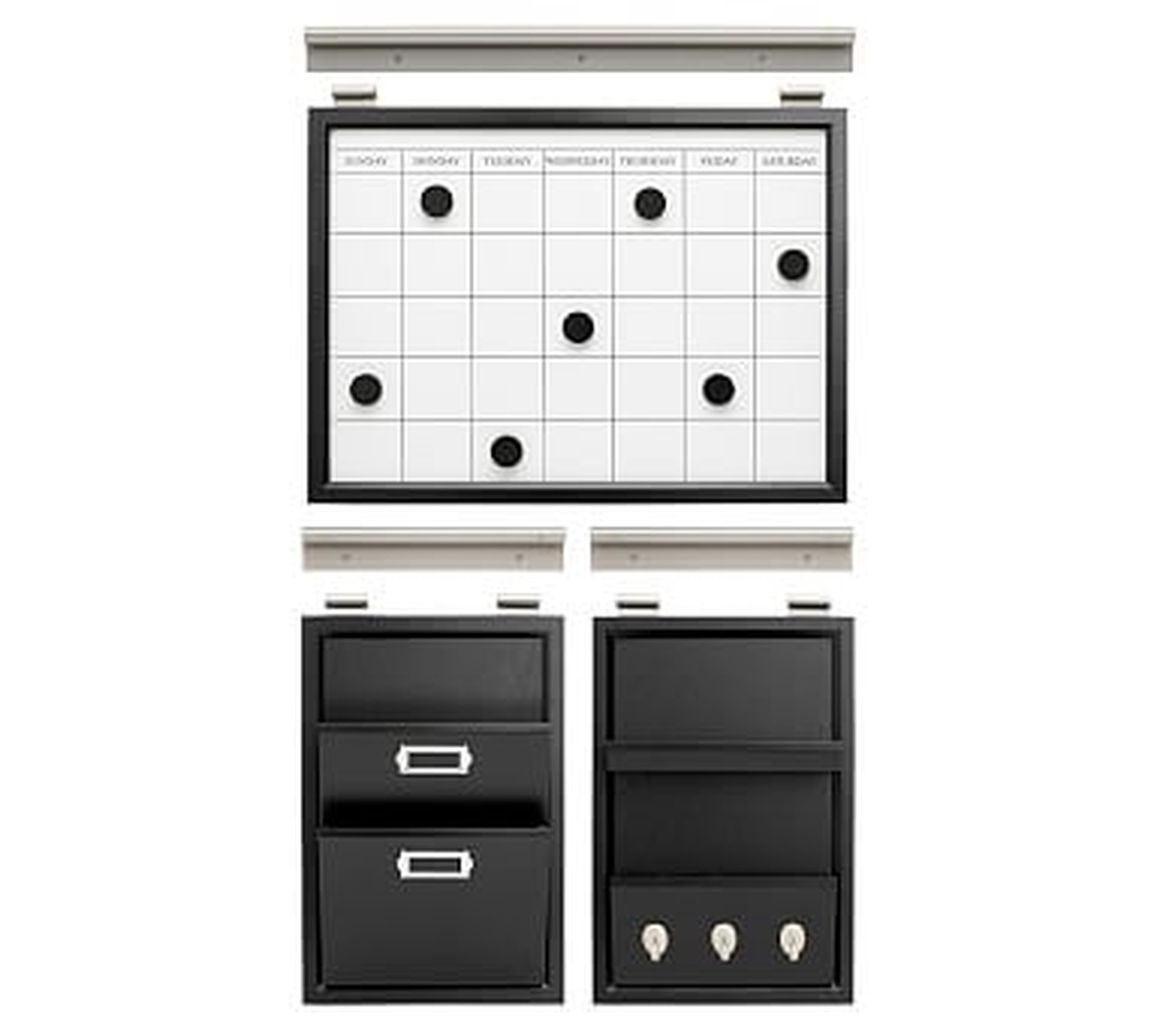 Daily System - Essential Office Set, Black - Pottery Barn