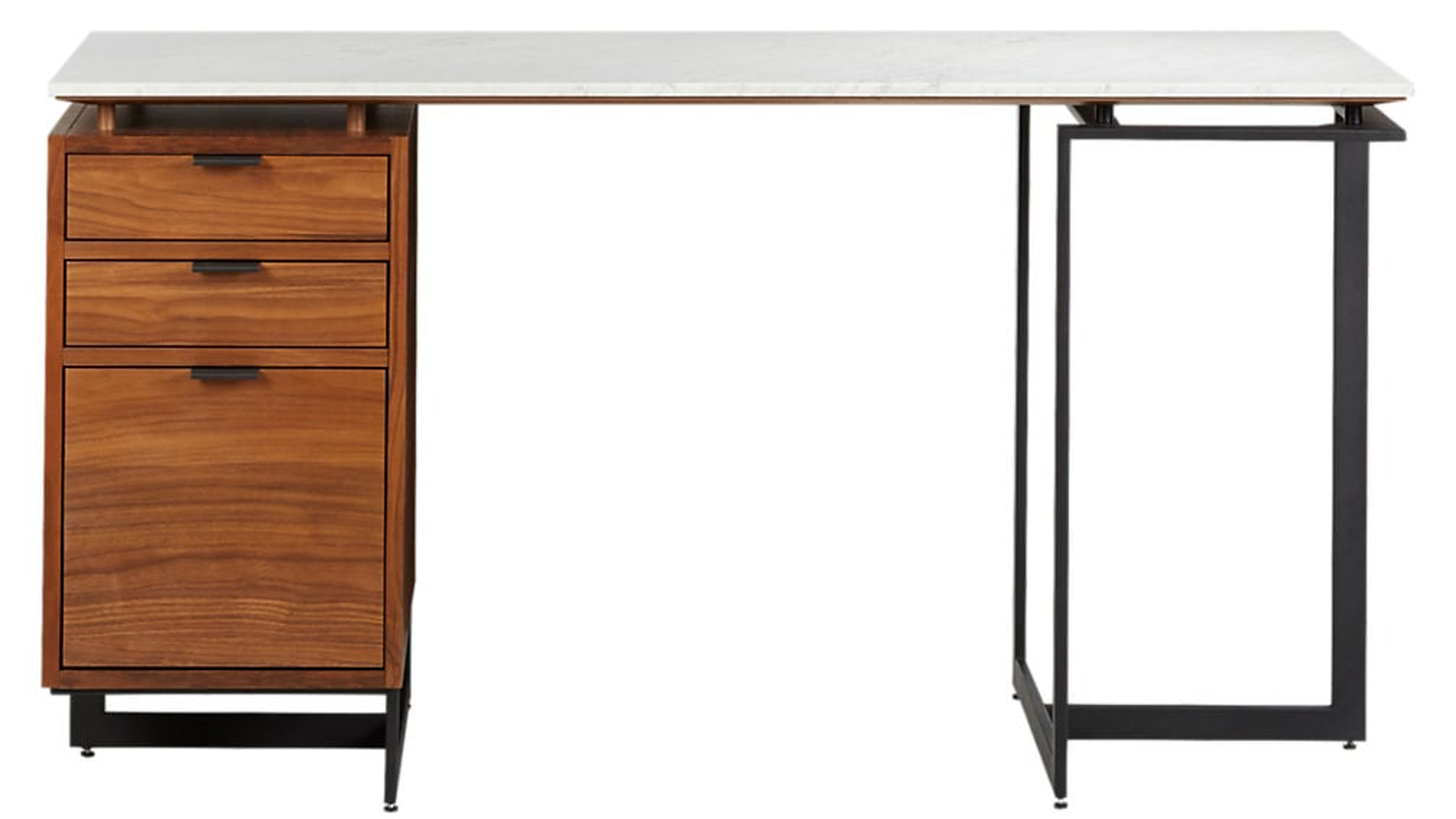 fullerton modular desk with drawer and leg - CB2