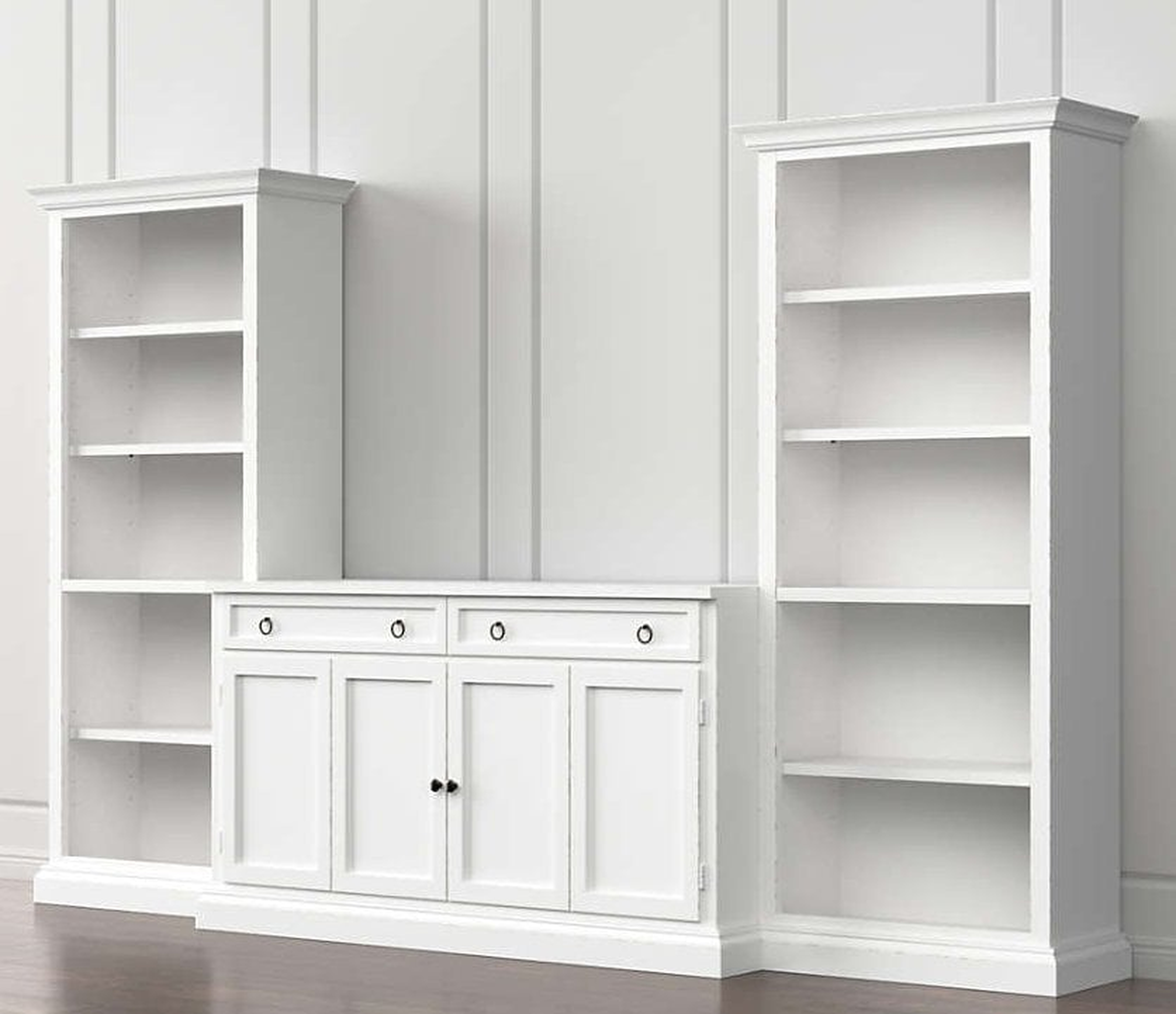 Cameo 3-Piece Modular White Storage Media Entertainment Center - Crate and Barrel