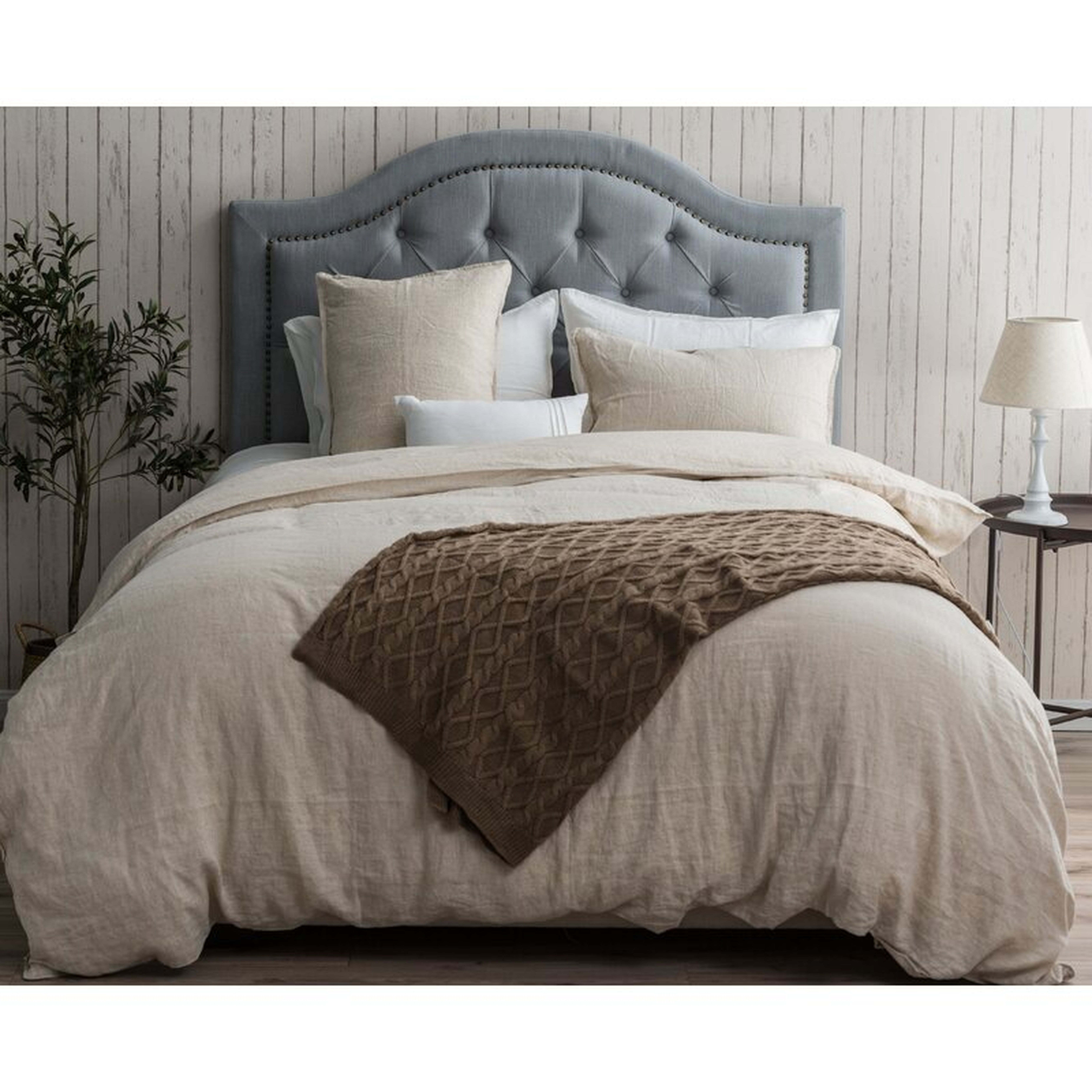 Boonie Linen Percale Duvet Cover Set - Wayfair