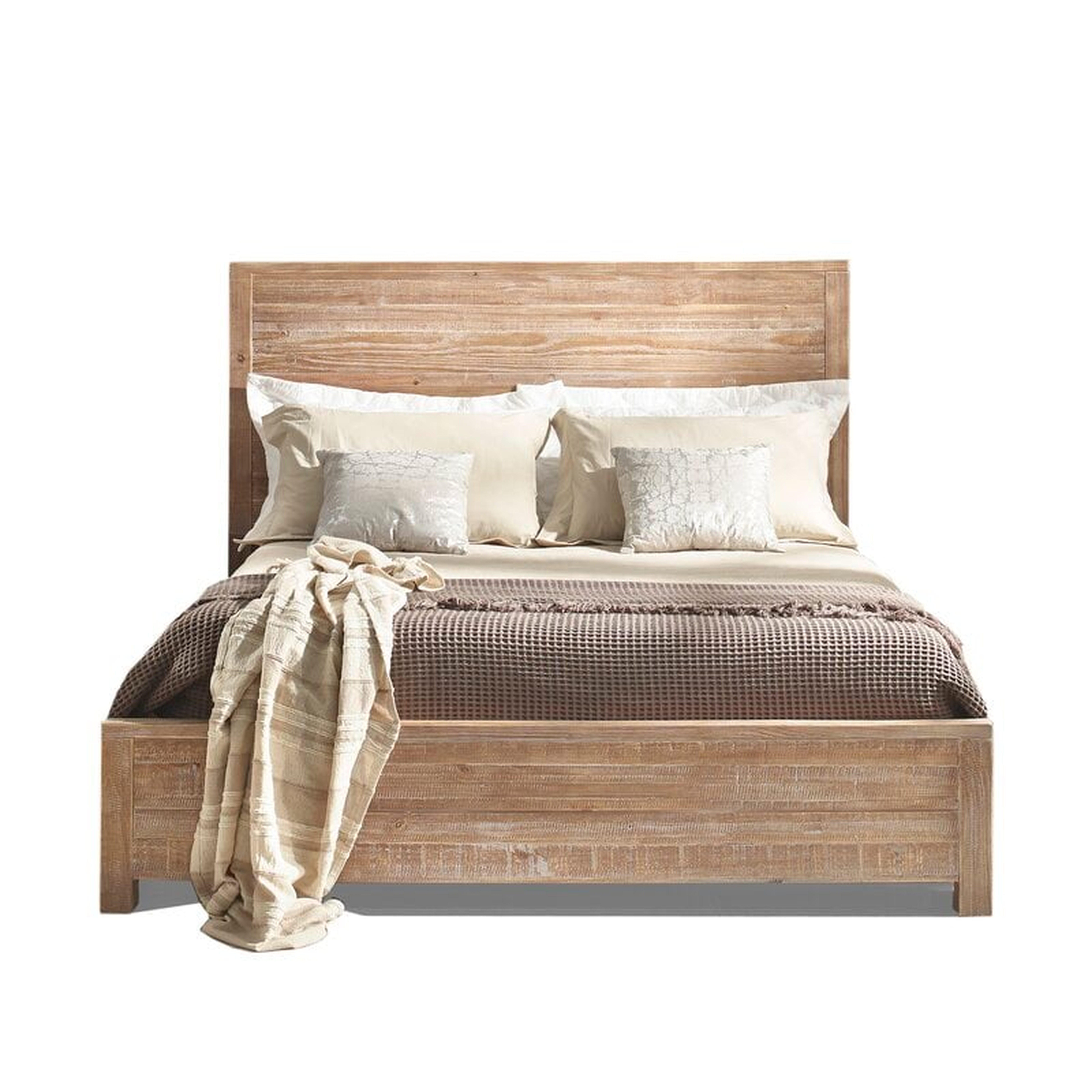 Montauk Solid Wood Bed - Driftwood - King - Wayfair