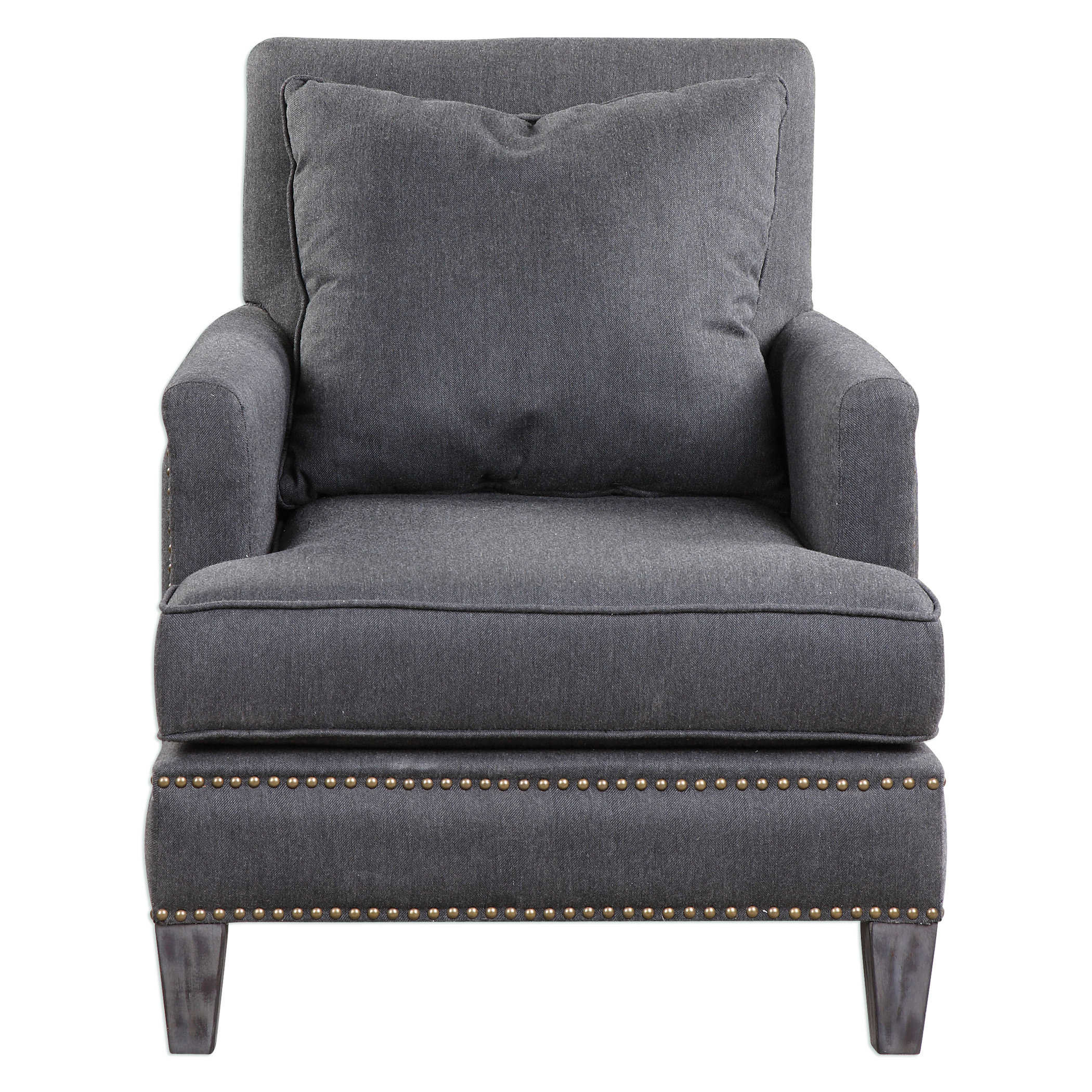 Connolly Charcoal Armchair - Hudsonhill Foundry