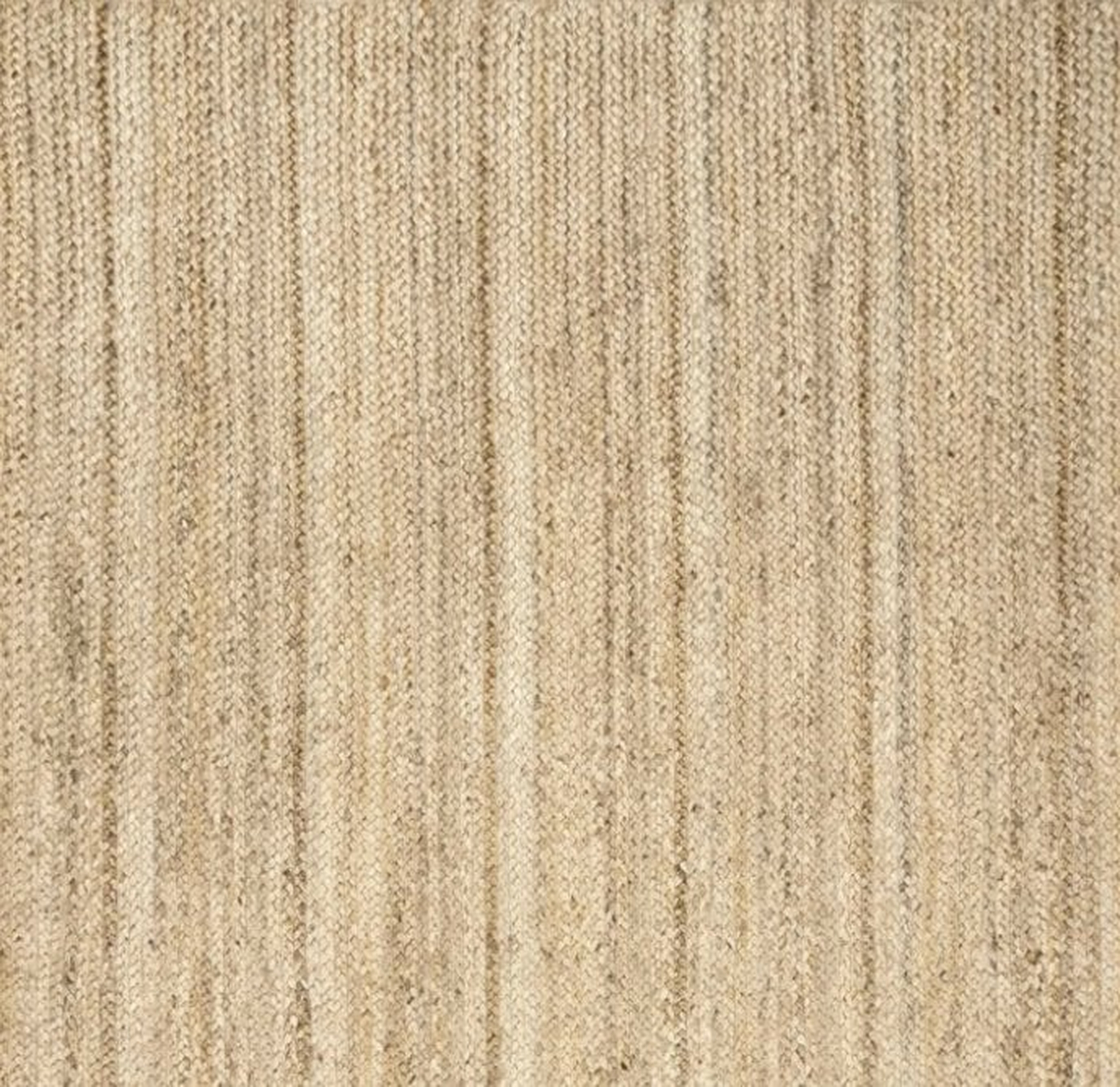 Hand Woven Rigo Jute rug - 6' square - Loom 23
