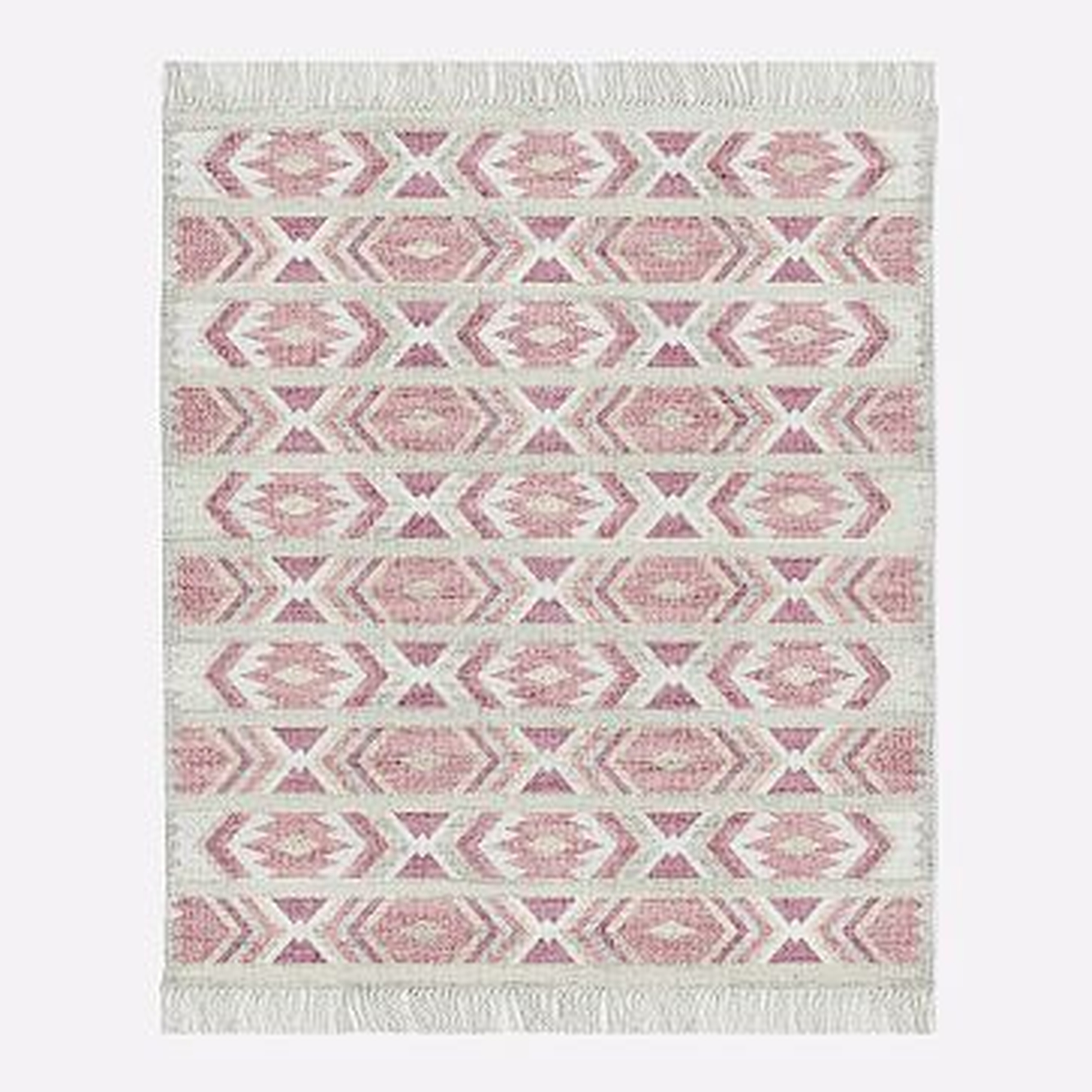 MTO Campo Rug, Macaroon Pink, 9x12 - West Elm