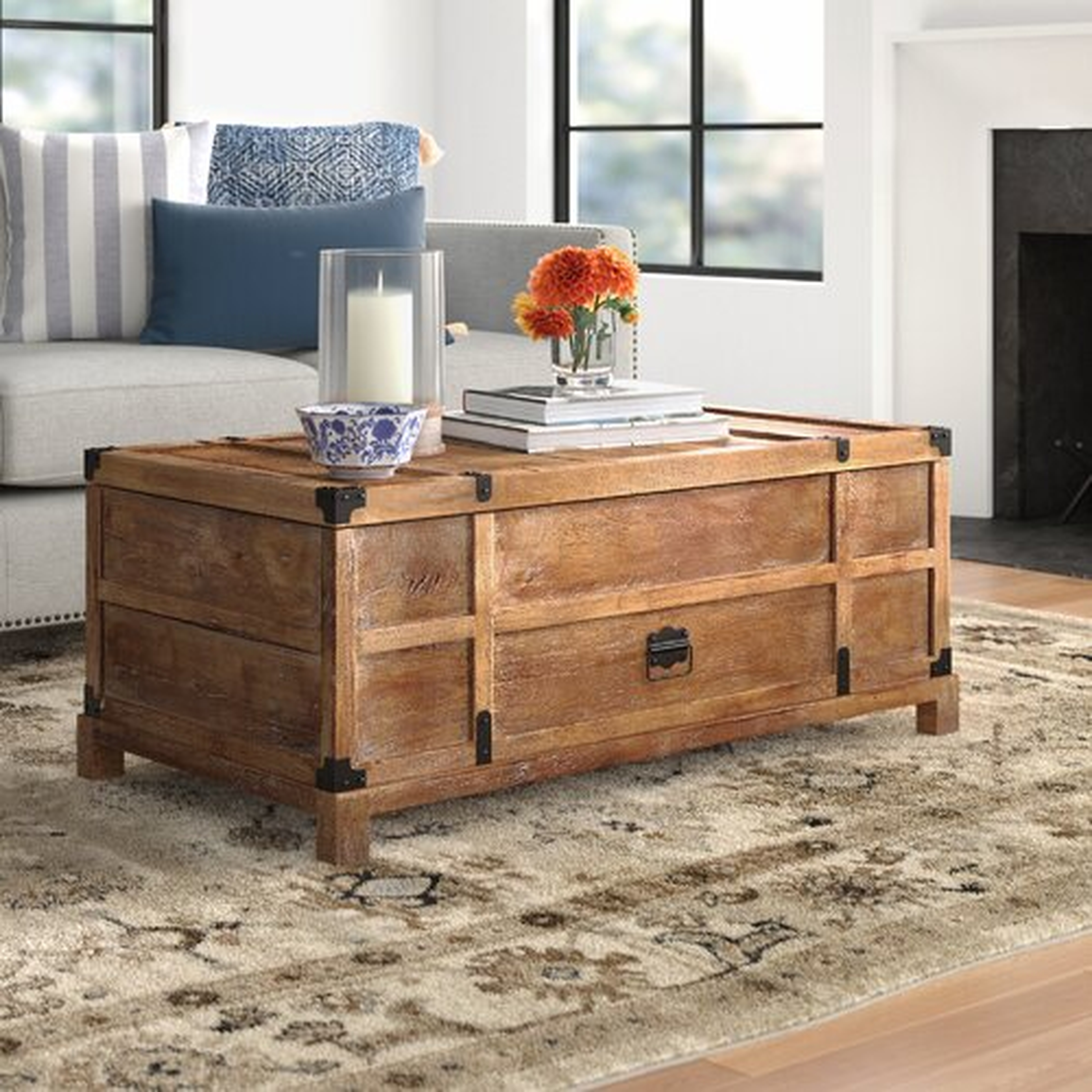 Vandervort Solid Wood Lift Top Coffee Table with Storage - Wayfair