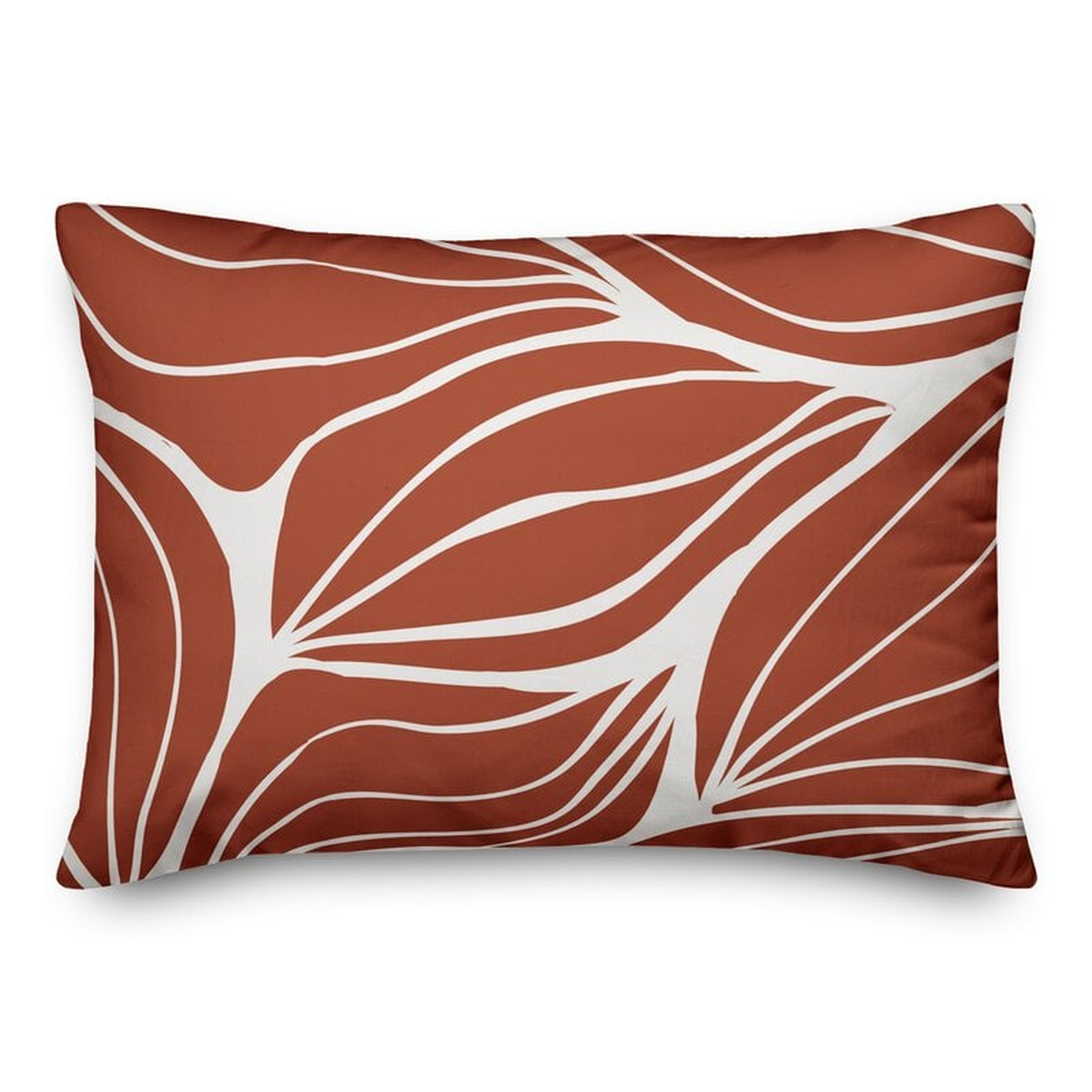 Weccacoe Indoor / Outdoor Floral Lumbar Pillow - Wayfair
