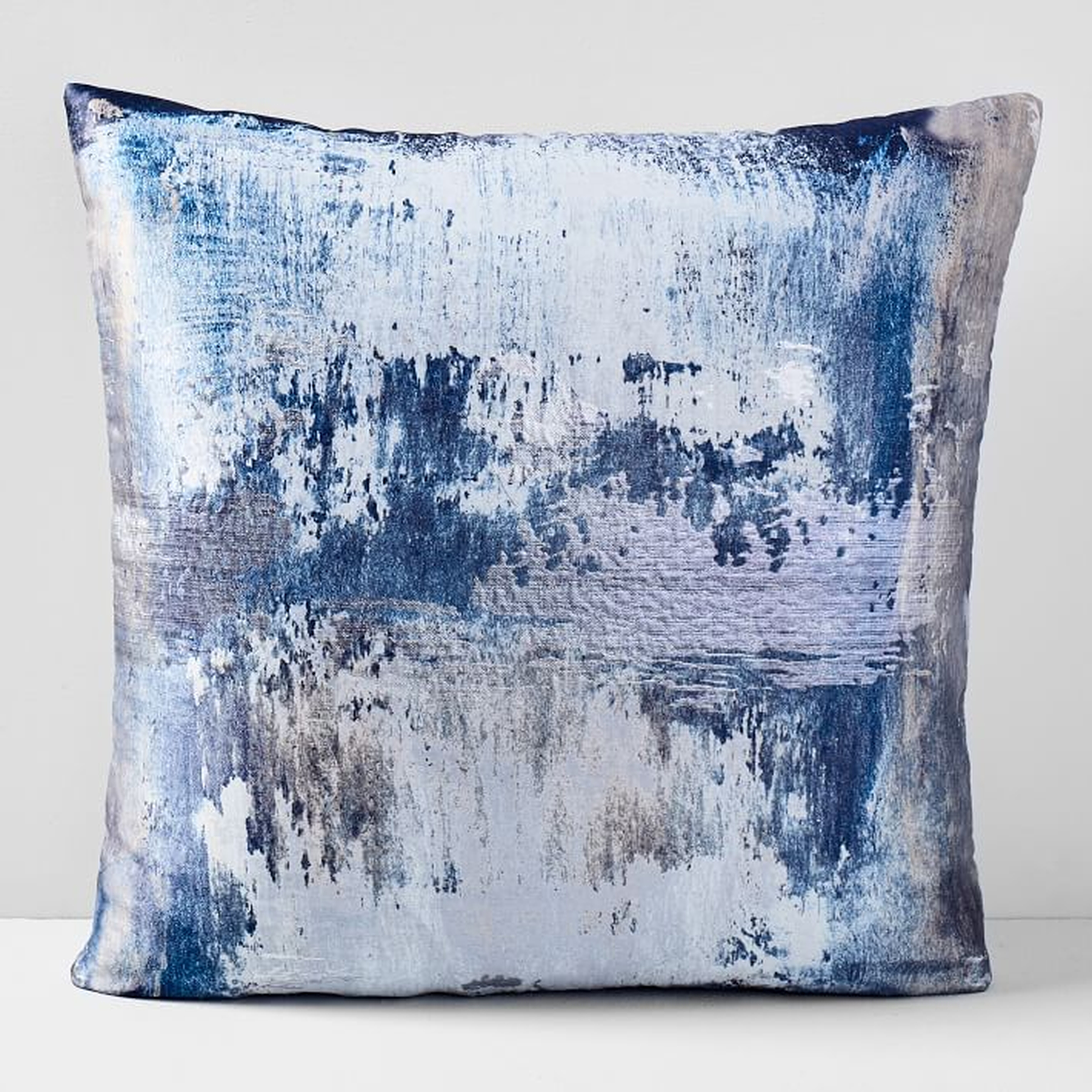 Abstract Haze Brocade Pillow Cover, 20x20 - West Elm